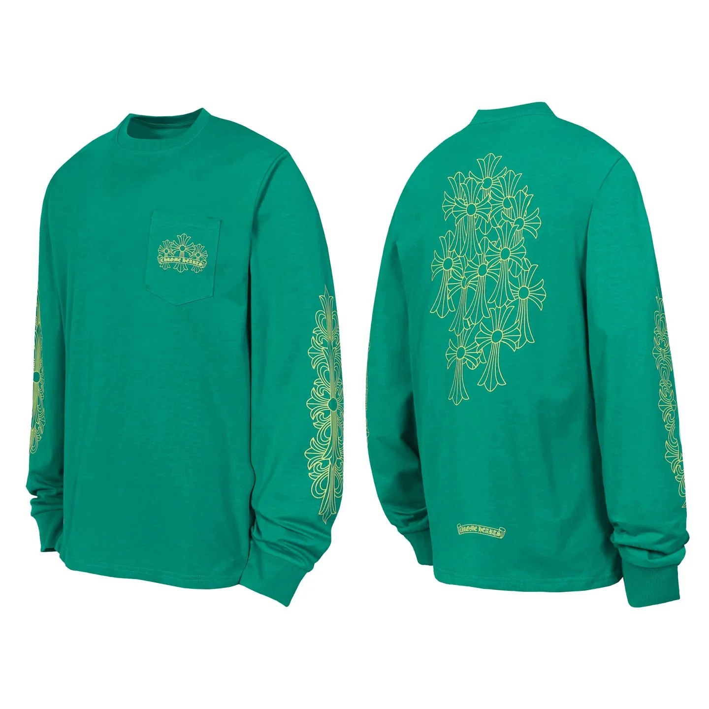 Logo Print Long-Sleeve Pocket T-Shirt D10013893