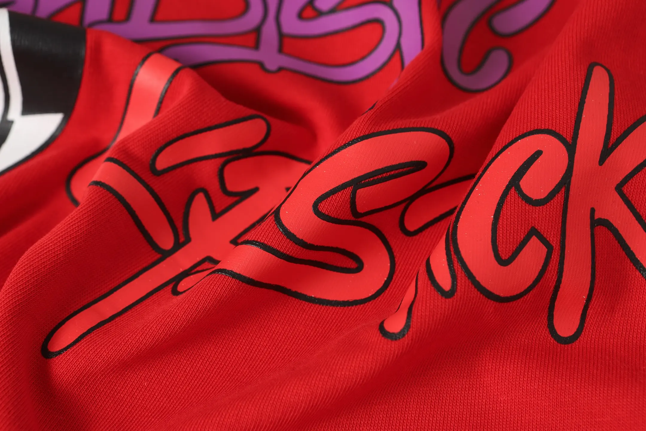 Graffiti Print Long-Sleeve T-Shirt D10013978 — view 13