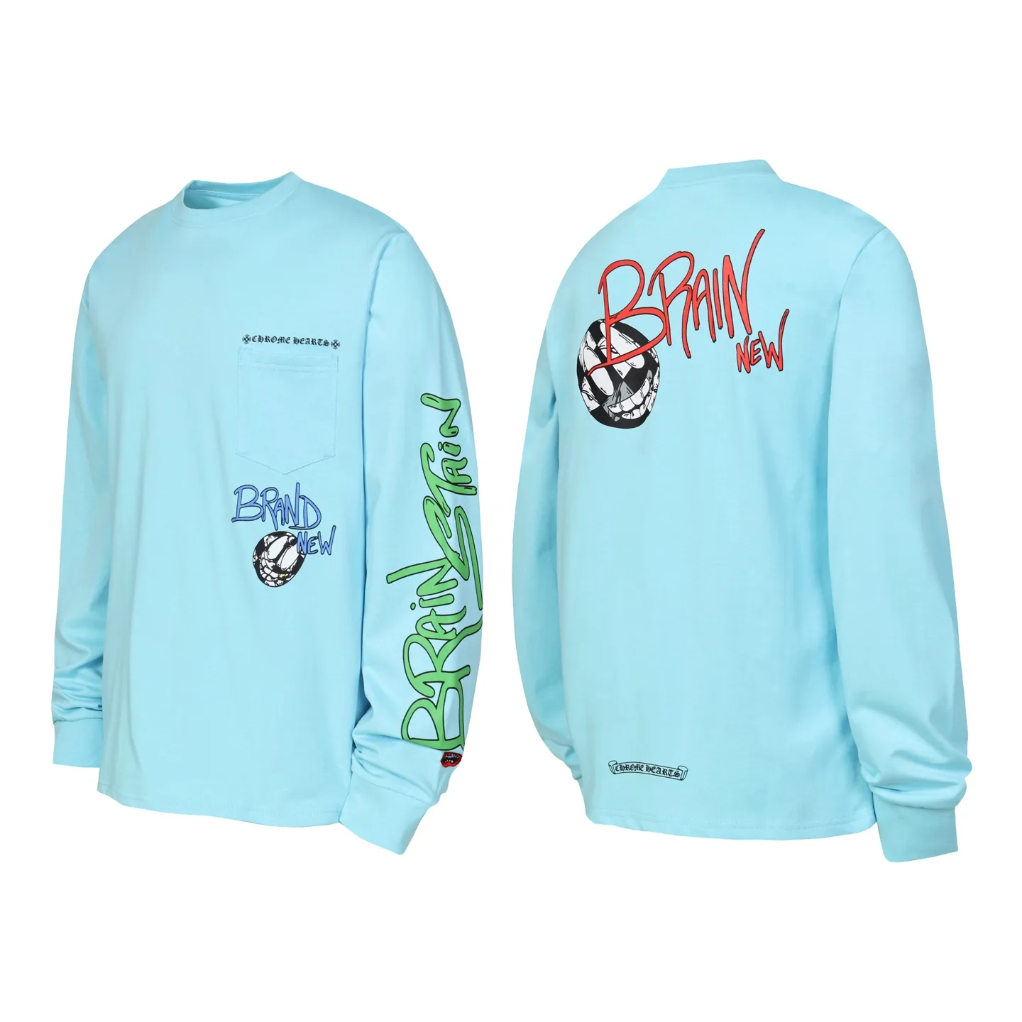 Chrome Hearts Graffiti Print Long-Sleeve T-Shirt D10013973