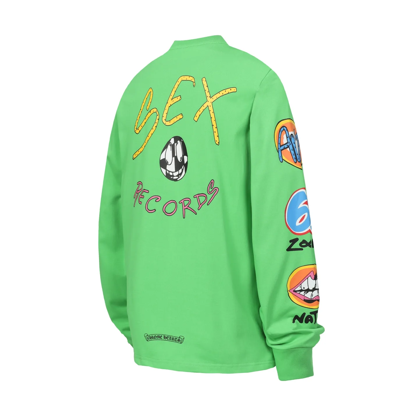 Sex Records Printed Long-Sleeve T-Shirt D10013979 — view 3