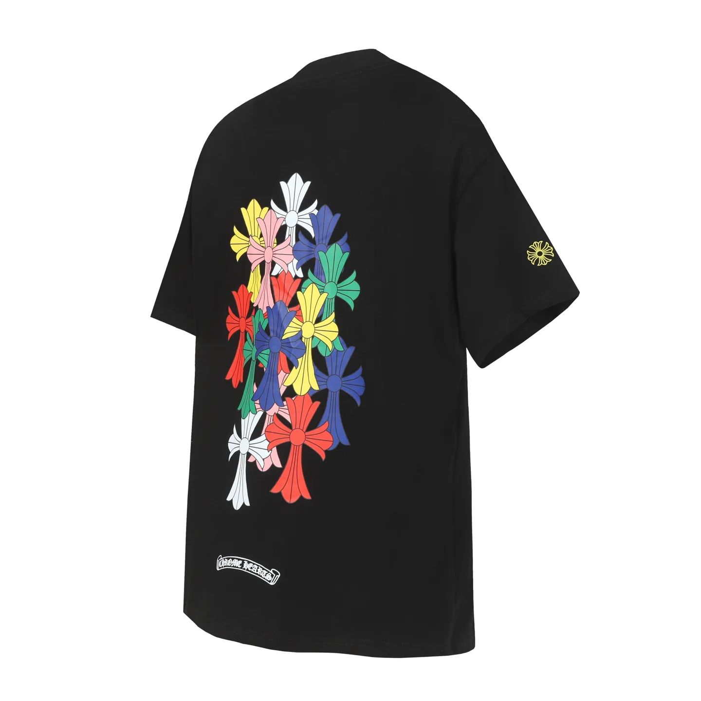 Multi-Color Cross Print Pocket T-Shirt D10014013 — view 5