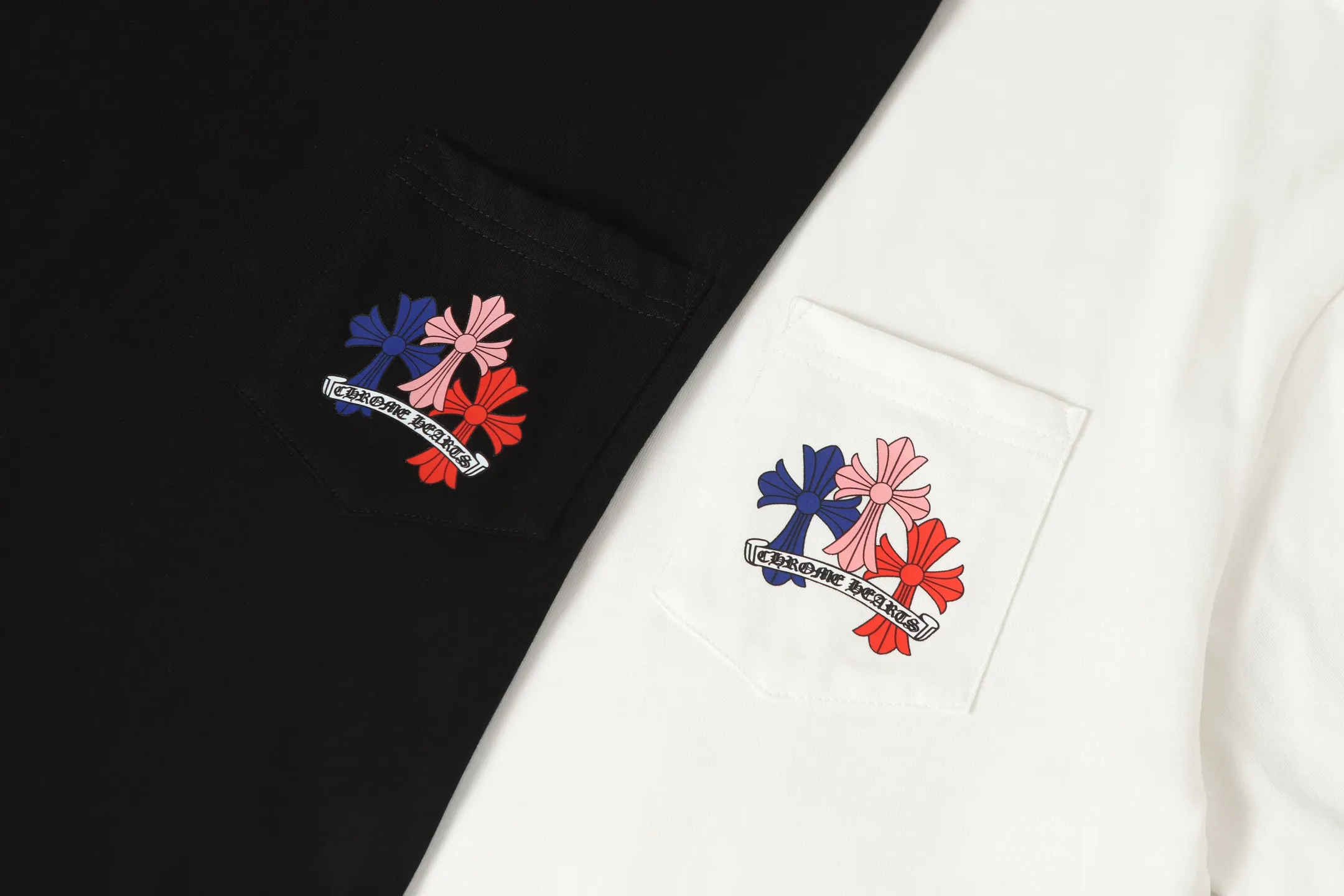 Multi-Color Cross Print Pocket T-Shirt D10014013 — view 6
