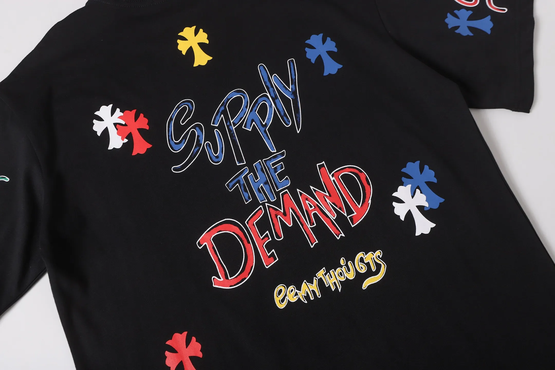 Graffiti Print Cotton T-Shirt D10514020 — view 7