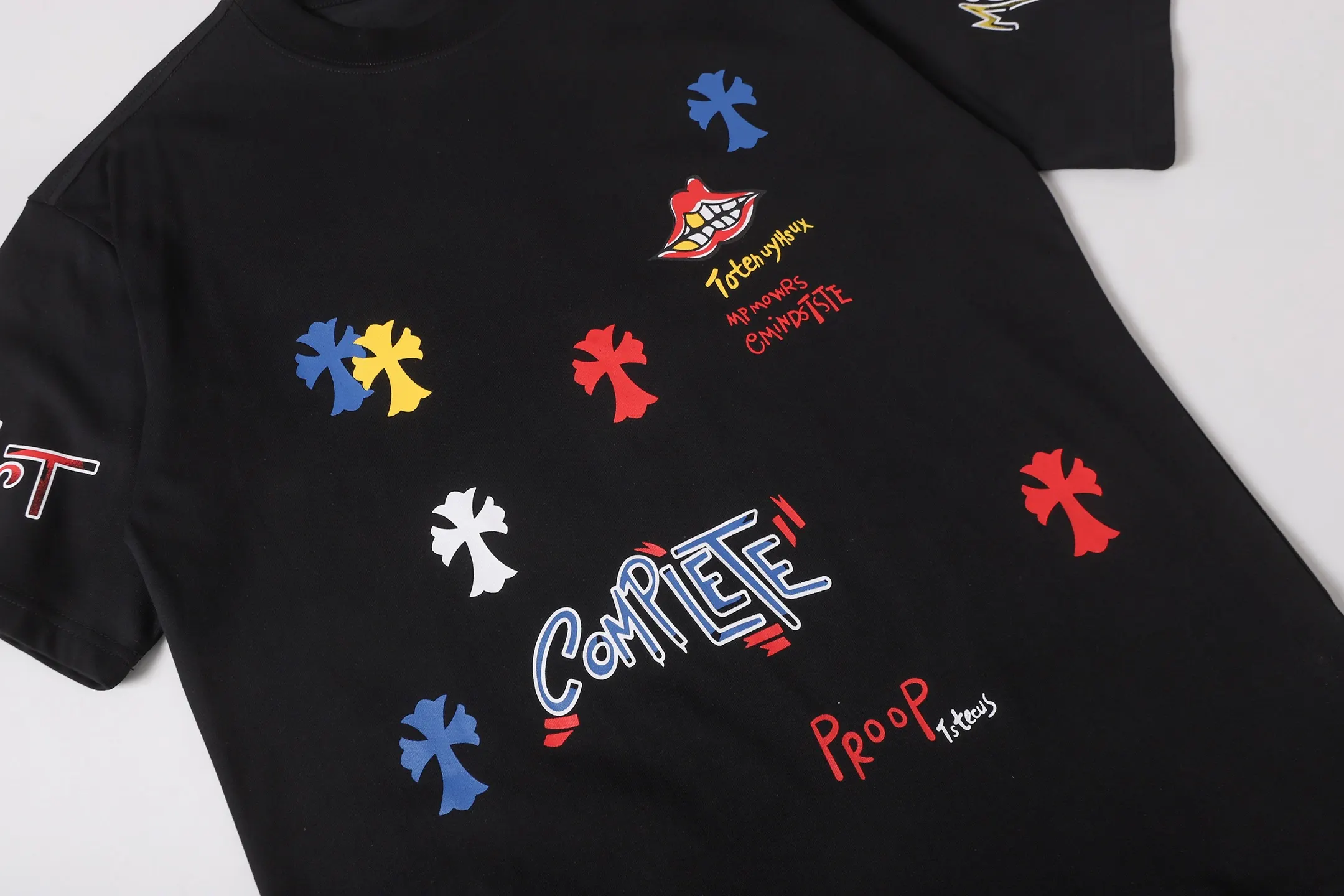 Graffiti Print Cotton T-Shirt D10514020 — view 8