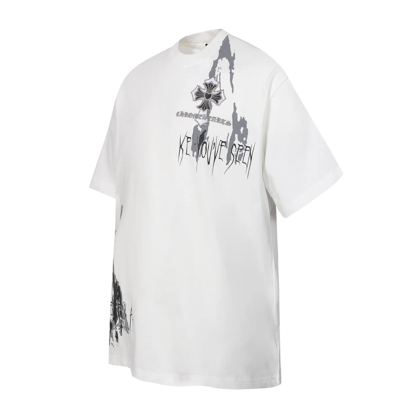 Chrome Hearts Cross Graphic Embroidered T-Shirt D11014099 — view 2
