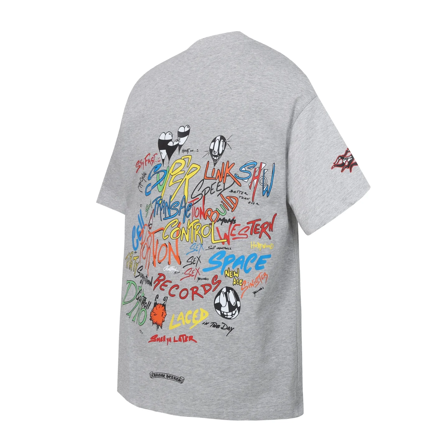 Graffiti Print Pocket T-Shirt D9514019 — view 3