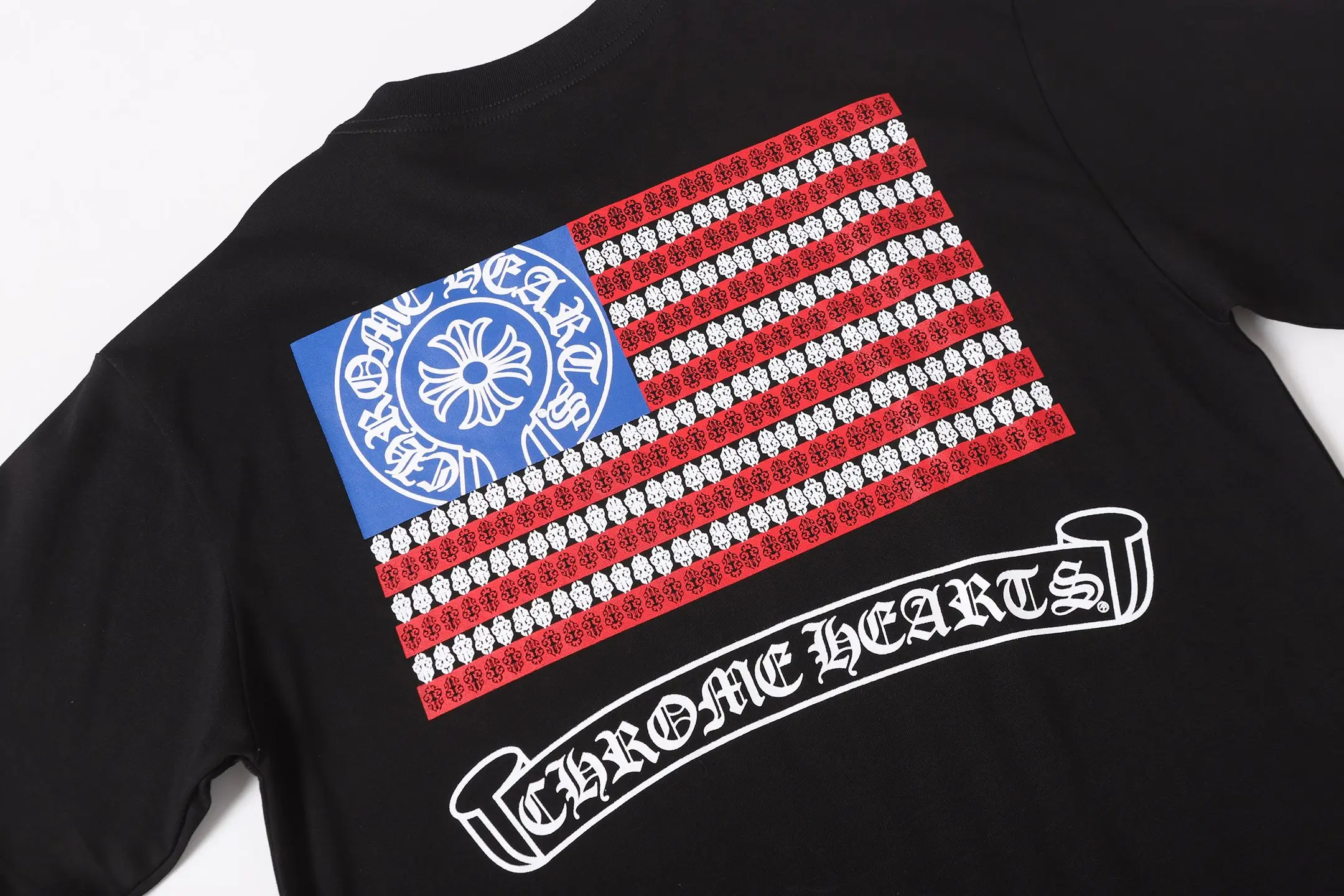 American Flag Horseshoe Logo T-Shirt D9514106 — view 8