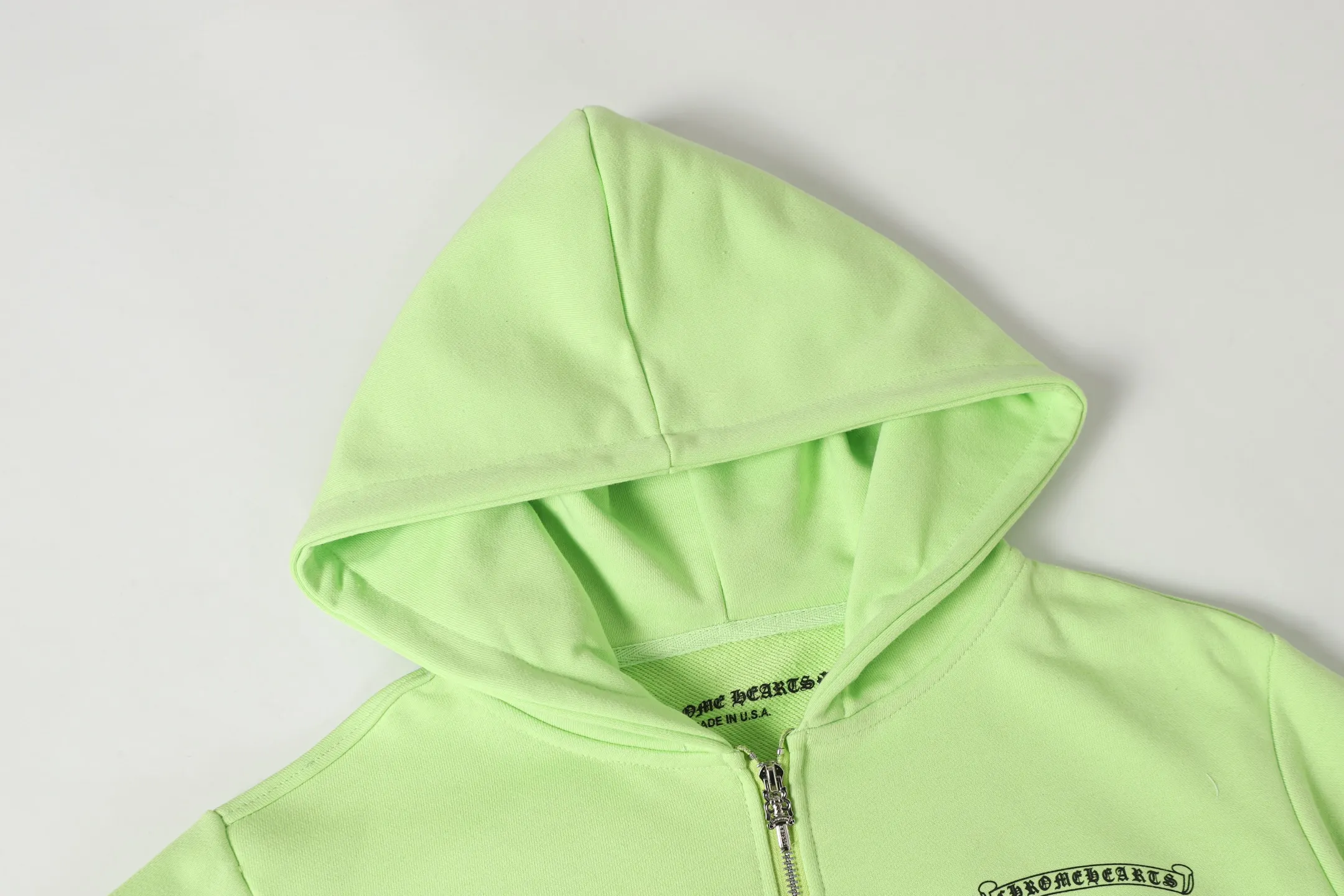 Graffiti Print Zip-Up Hoodie D15013876 — view 4