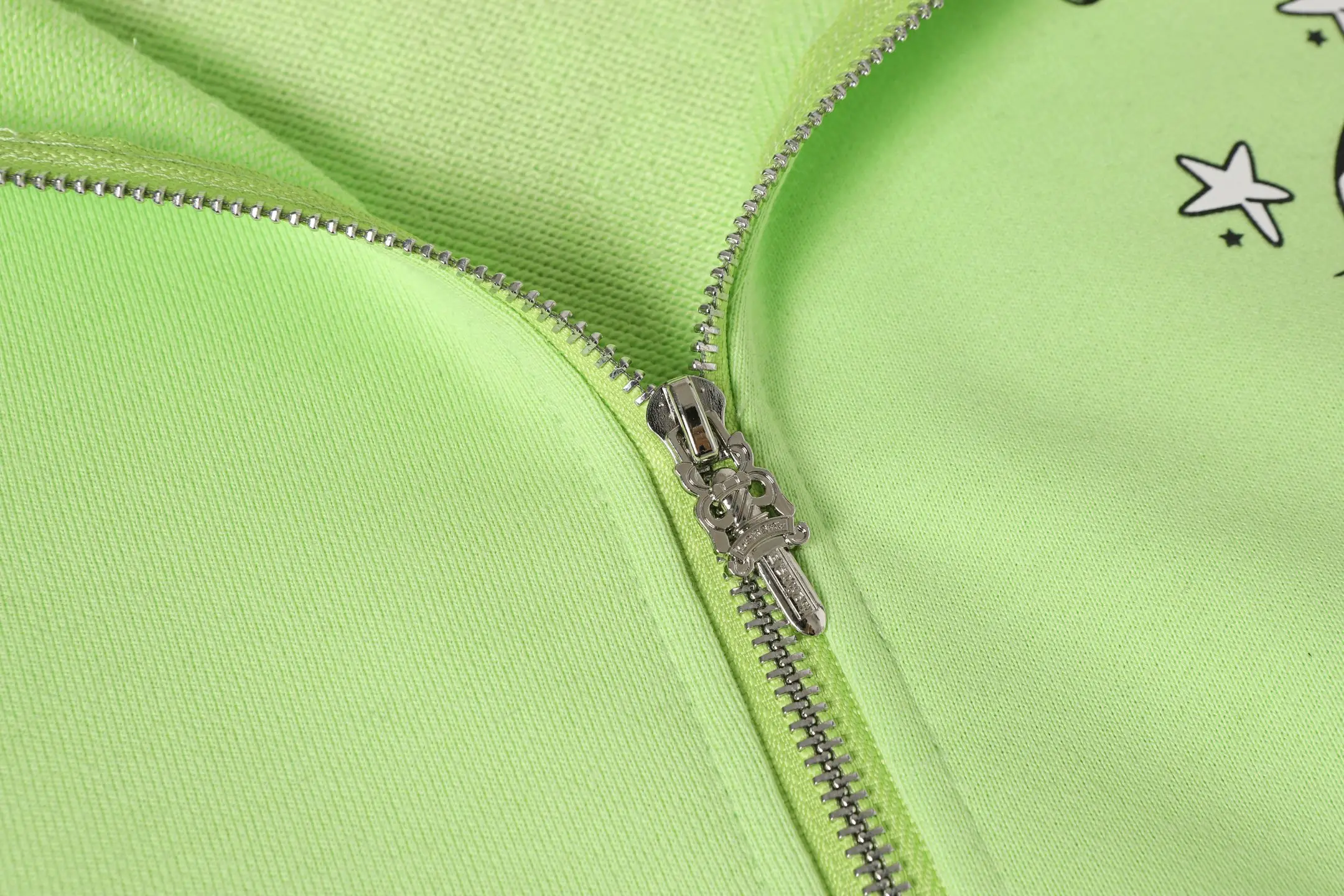 Graffiti Print Zip-Up Hoodie D15013876 — view 6