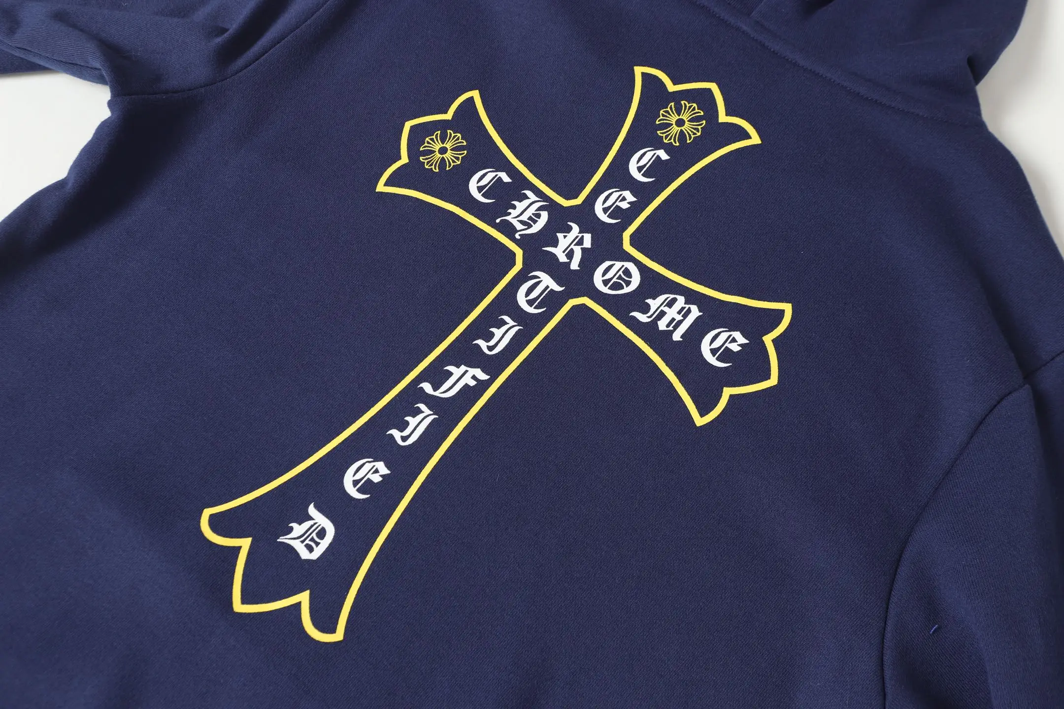 Cross Print Logo Cotton Hoodie D14013891 — view 9