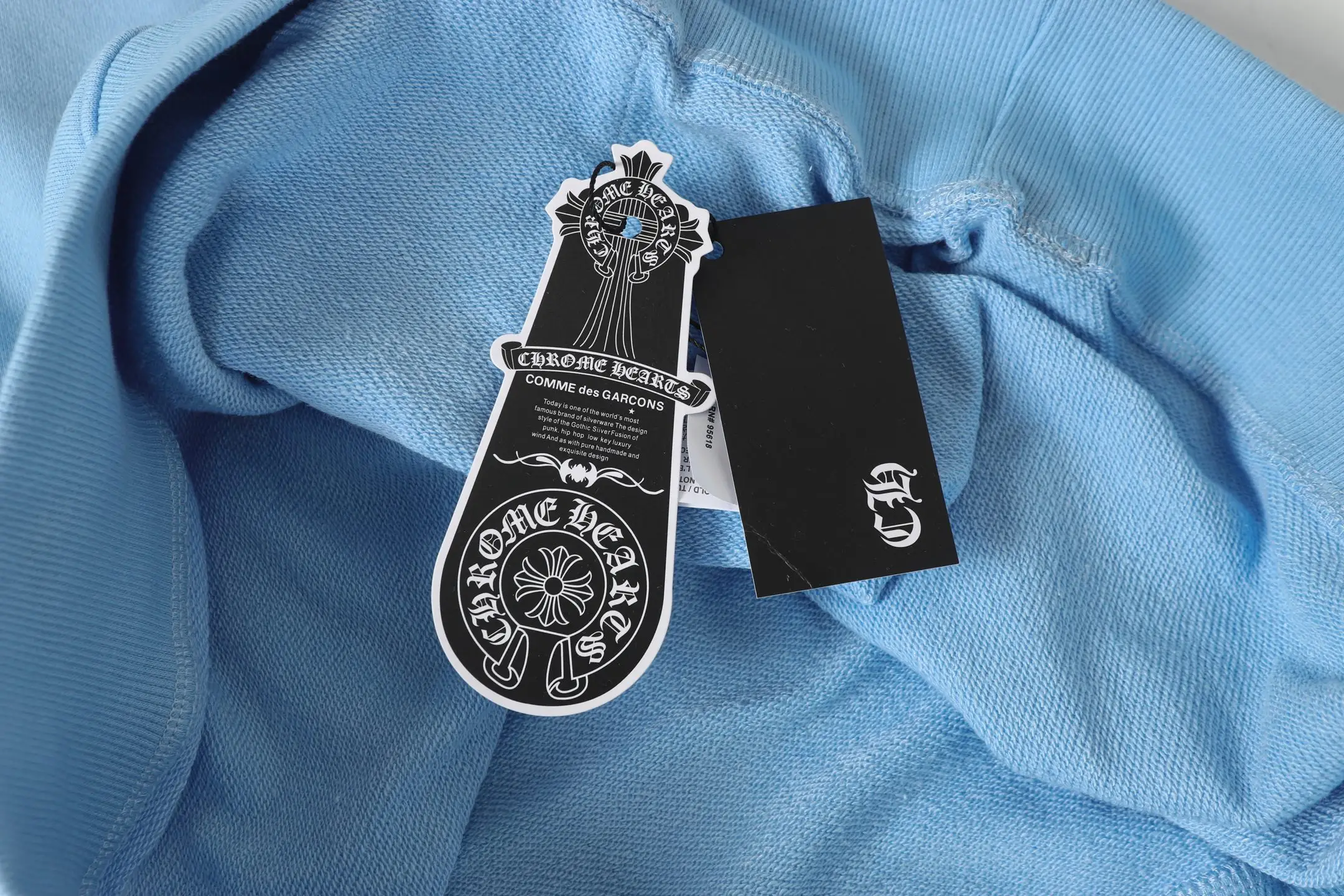 Dagger Logo Print Cotton-Blend Hoodie D14013877 — view 14