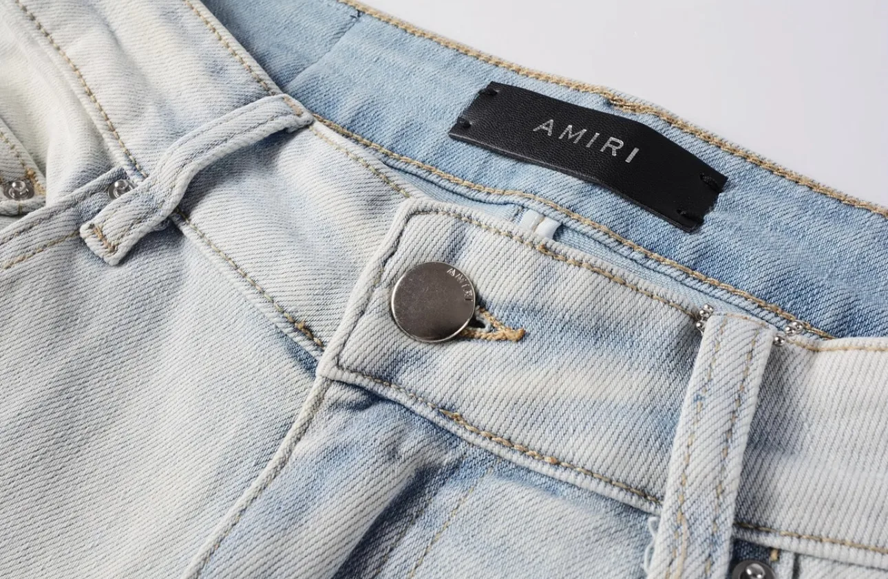 Crystal-Embellished Distressed Slim-Fit Jeans D14523131 — view 7