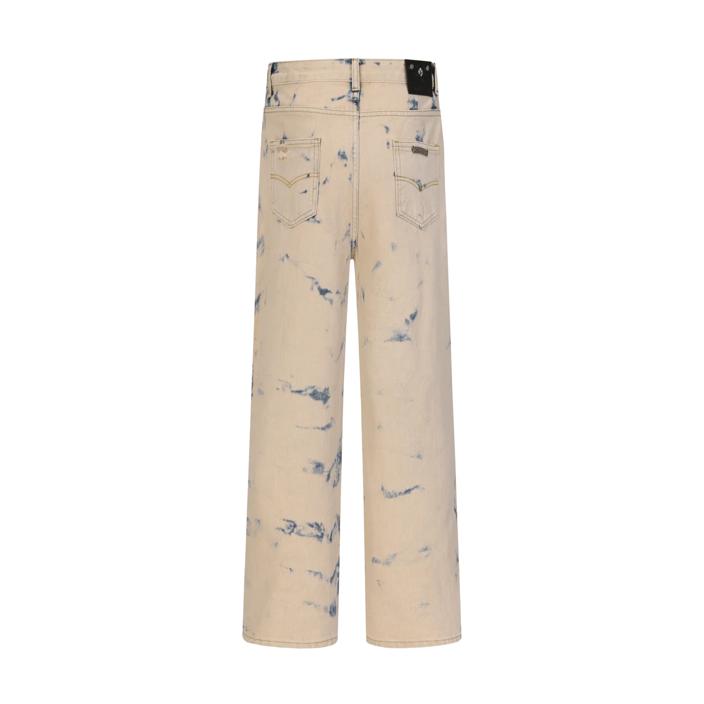 Cross Patch Acid-Wash Straight-Leg Jeans D17513990 — view 3