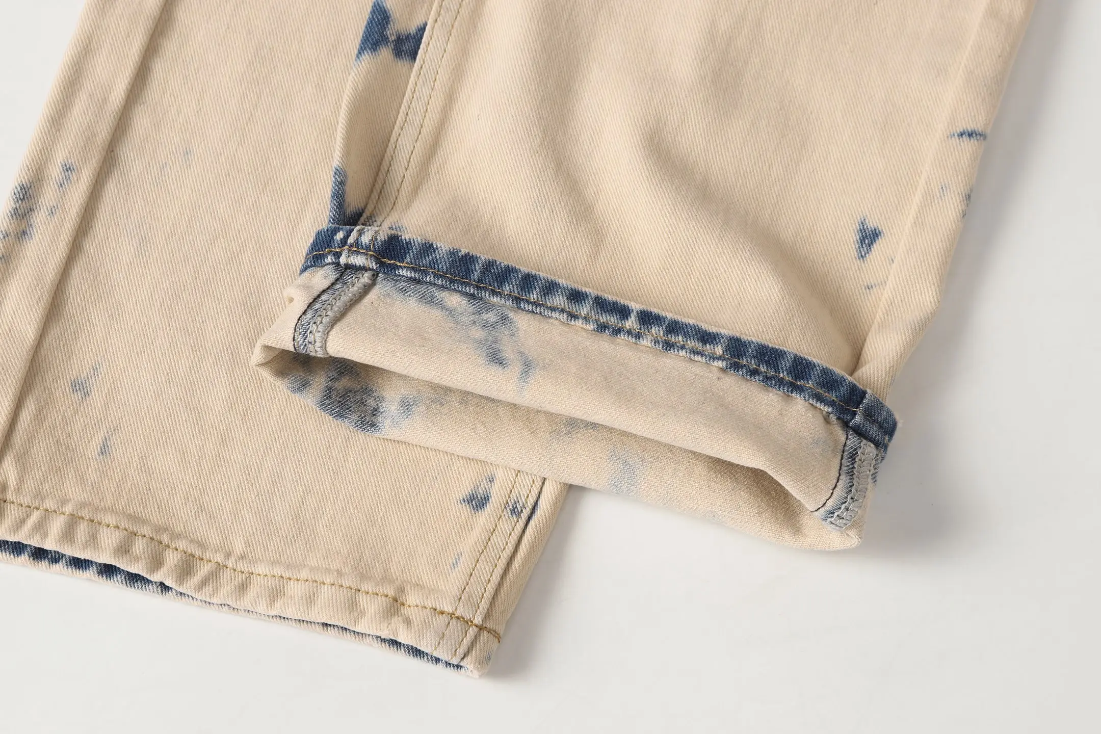 Cross Patch Acid-Wash Straight-Leg Jeans D17513990 — view 13