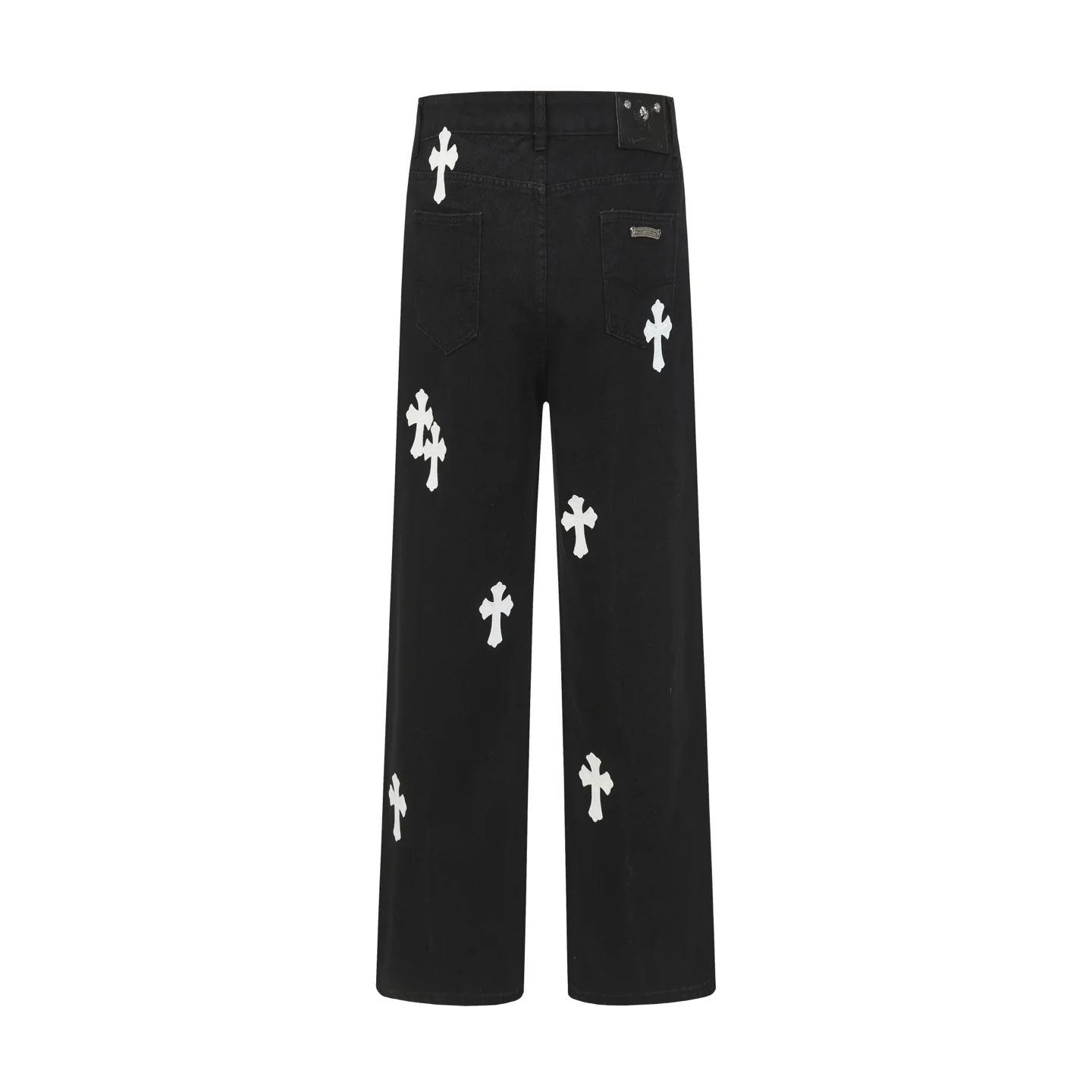 Cross Patch Straight-Leg Jeans D15014086 — view 3