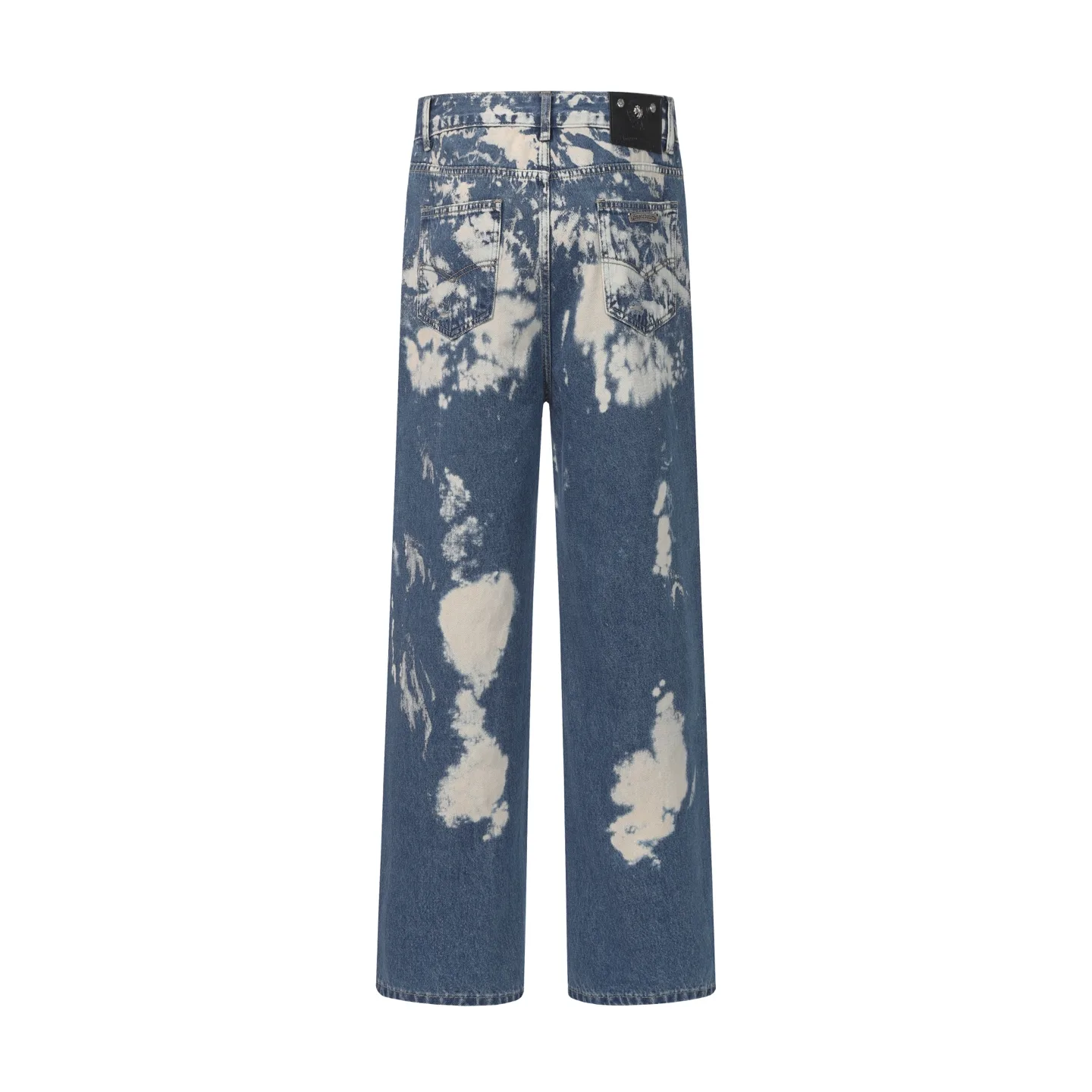 Cross Patch Tie-Dye Distressed Jeans D17514014 — view 3