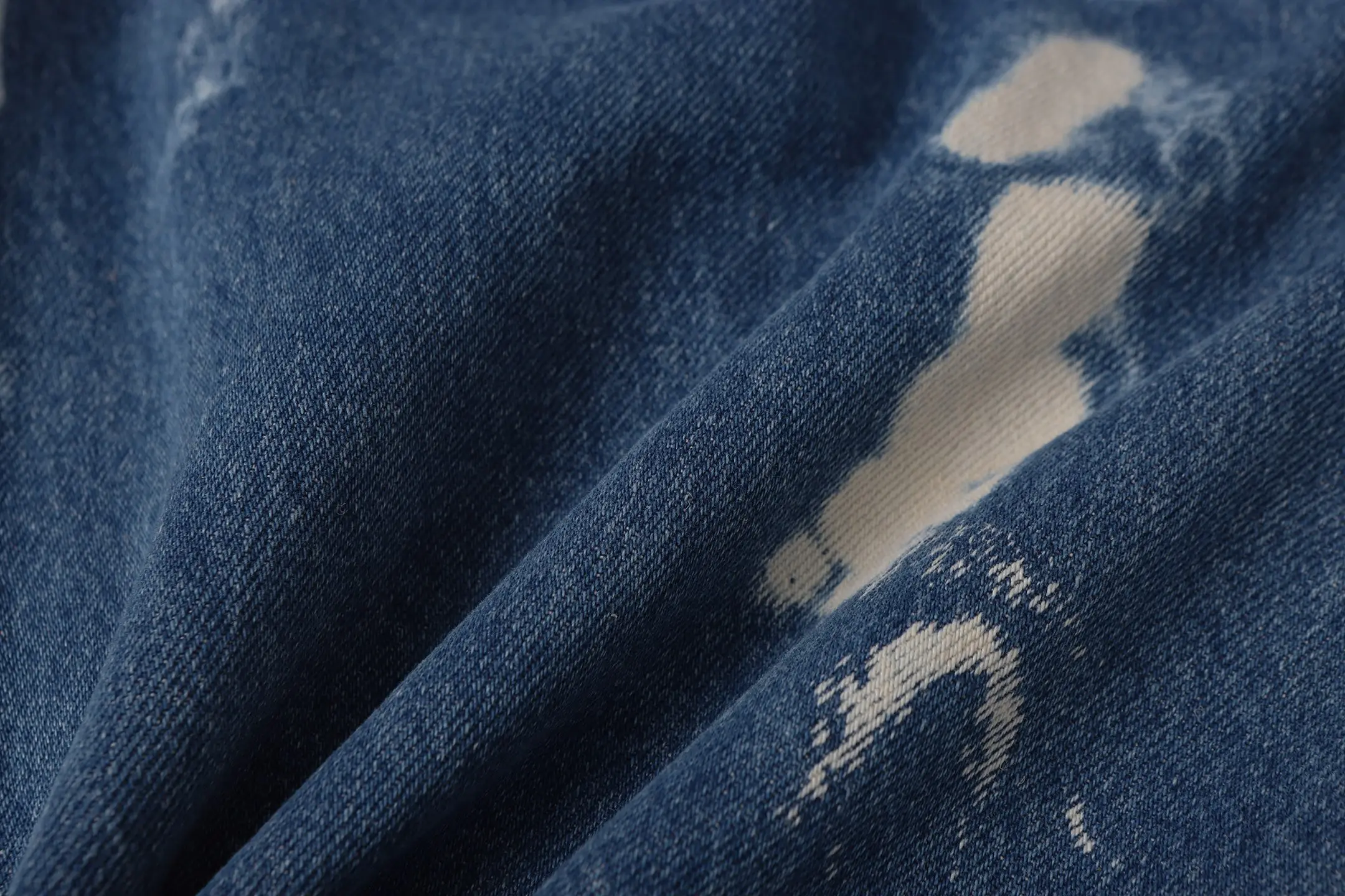Cross Patch Tie-Dye Distressed Jeans D17514014 — view 13