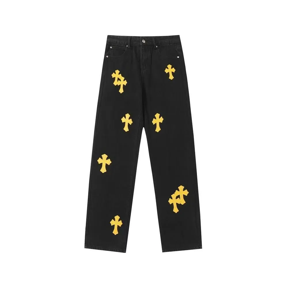 Cross Patch Slim-Fit Denim Jeans D17519793
