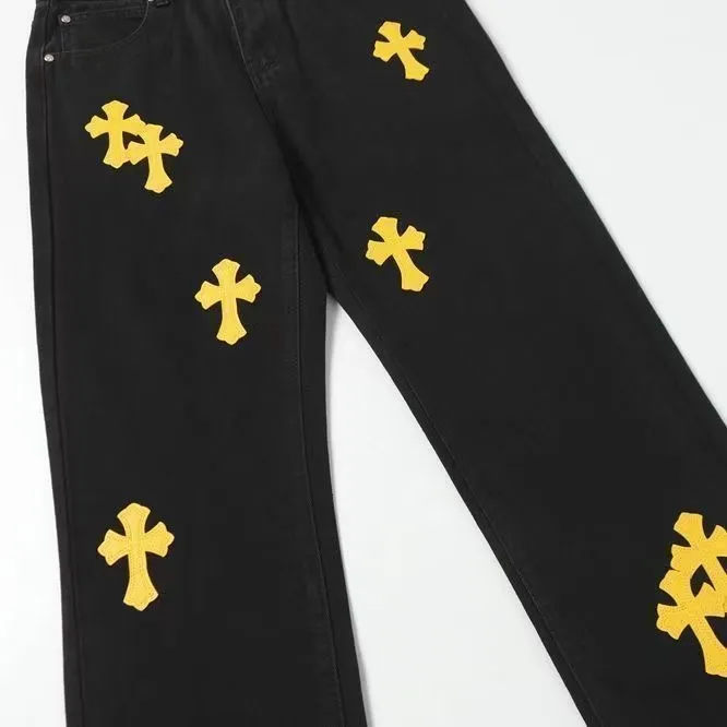 Cross Patch Slim-Fit Denim Jeans D17519793 — view 3