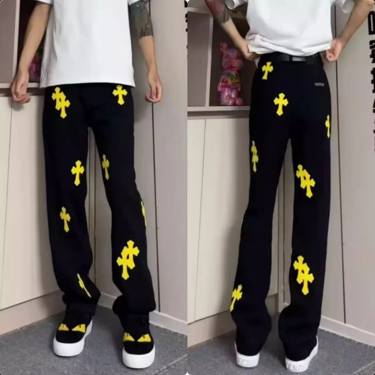 Cross Patch Slim-Fit Denim Jeans D17519793 — view 11