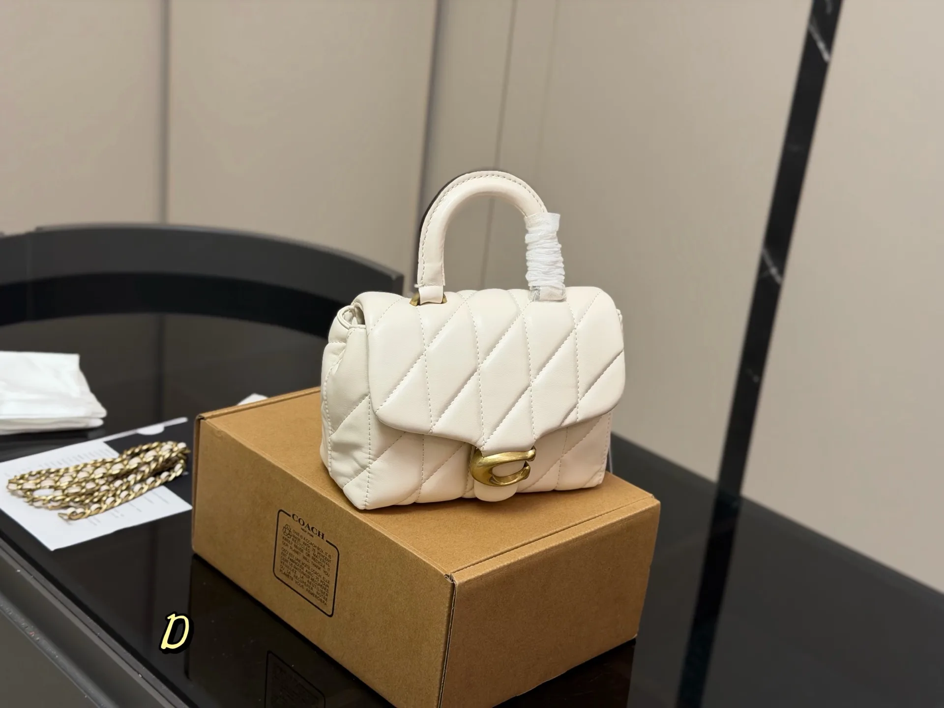 Coach Tabby Quilted Top Handle Bag D34017974 — view 10