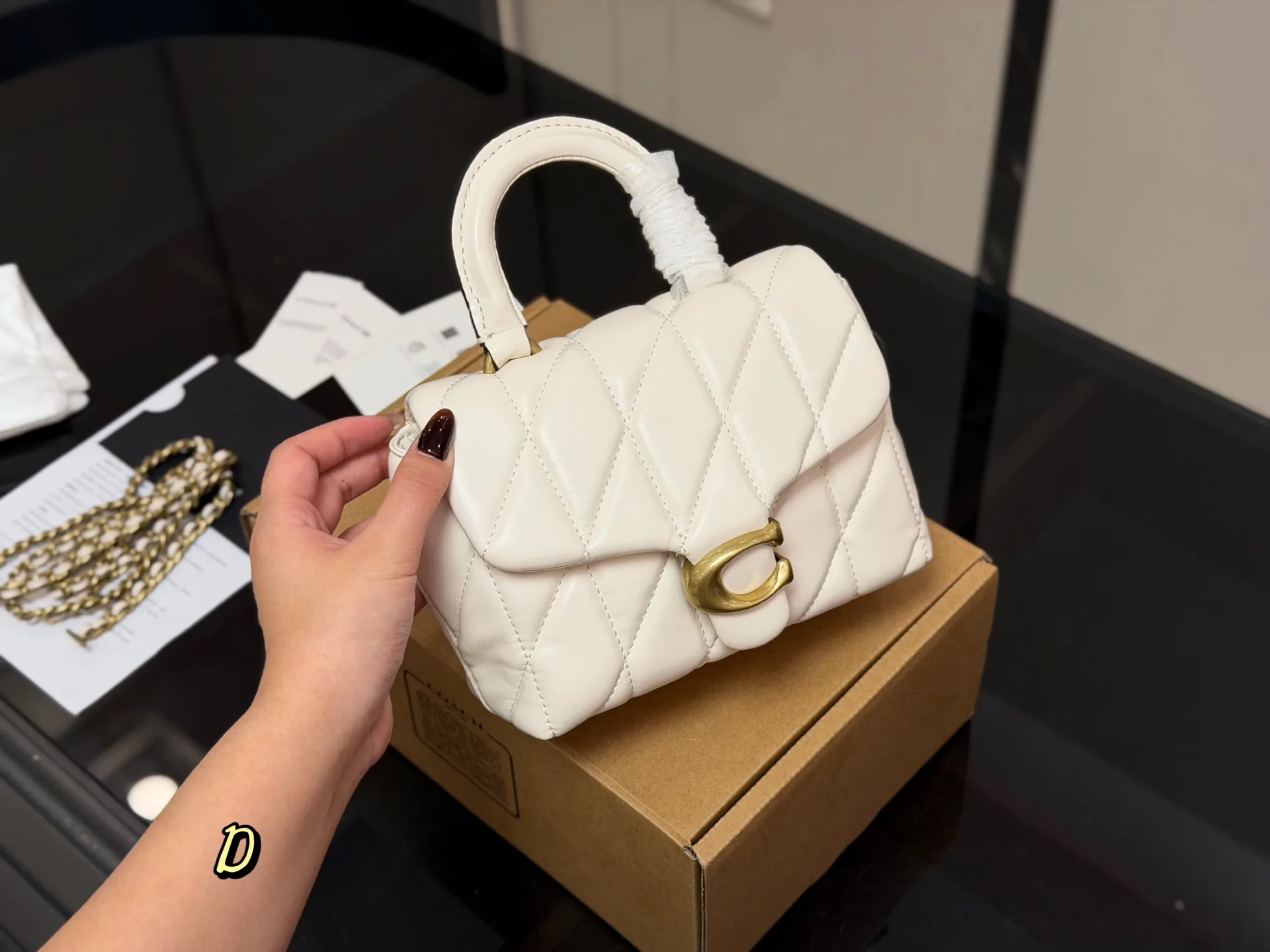 Coach Tabby Quilted Top Handle Bag D34017974 — view 11