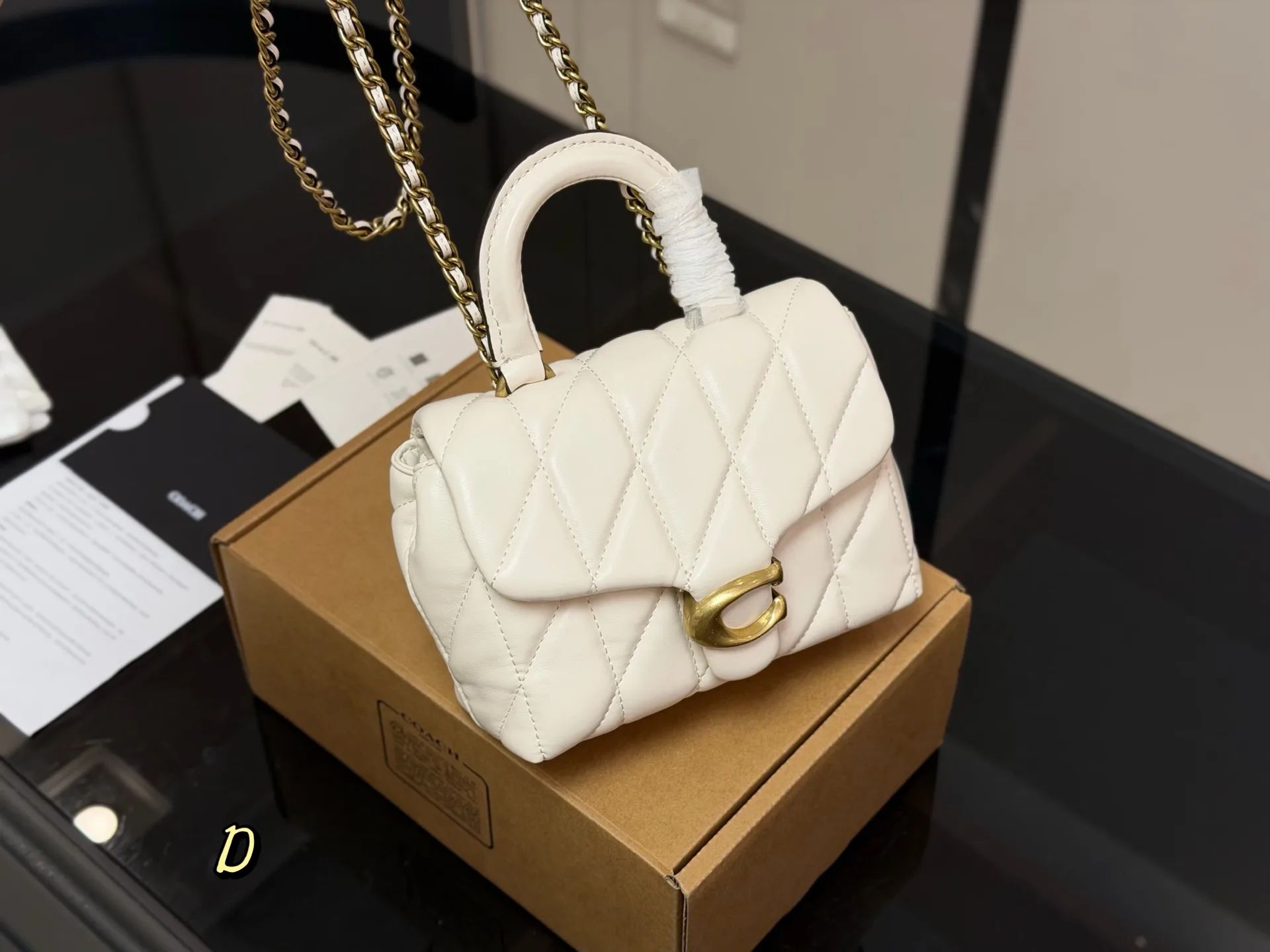 Coach Tabby Quilted Top Handle Bag D34017974 — view 12