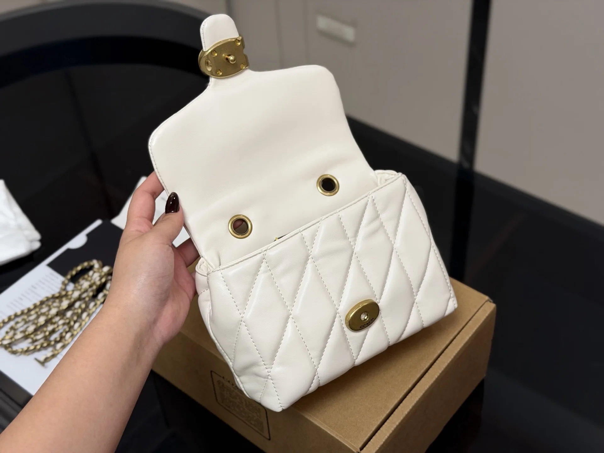 Coach Tabby Quilted Top Handle Bag D34017974 — view 14