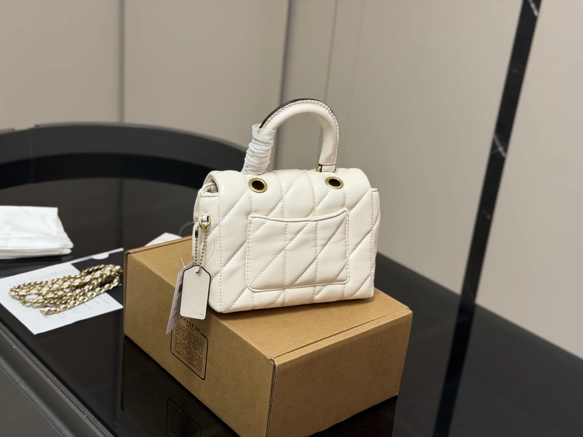 Coach Tabby Quilted Top Handle Bag D34017974 — view 16