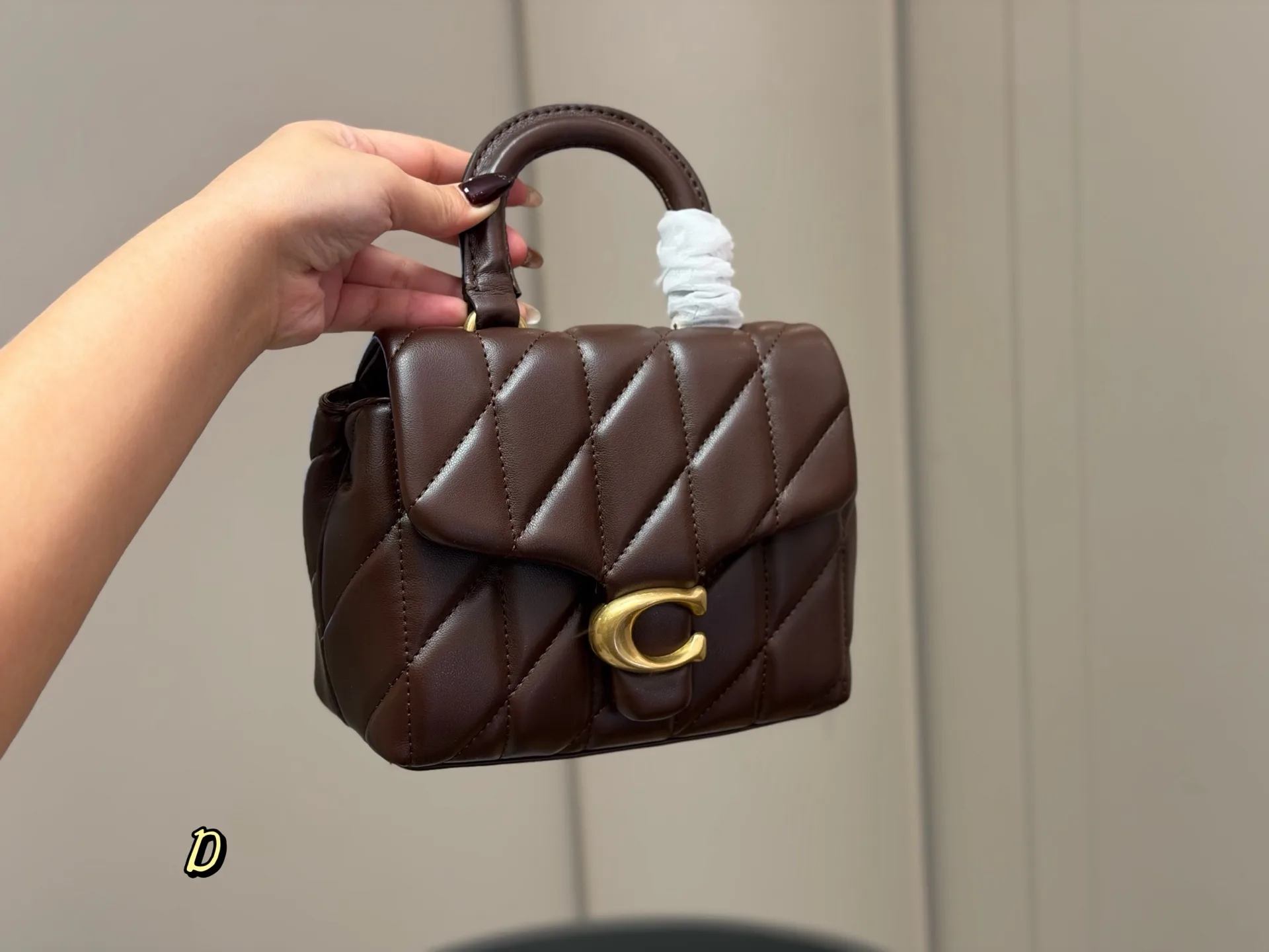 Coach Tabby Quilted Top Handle Bag D34017974 — view 9