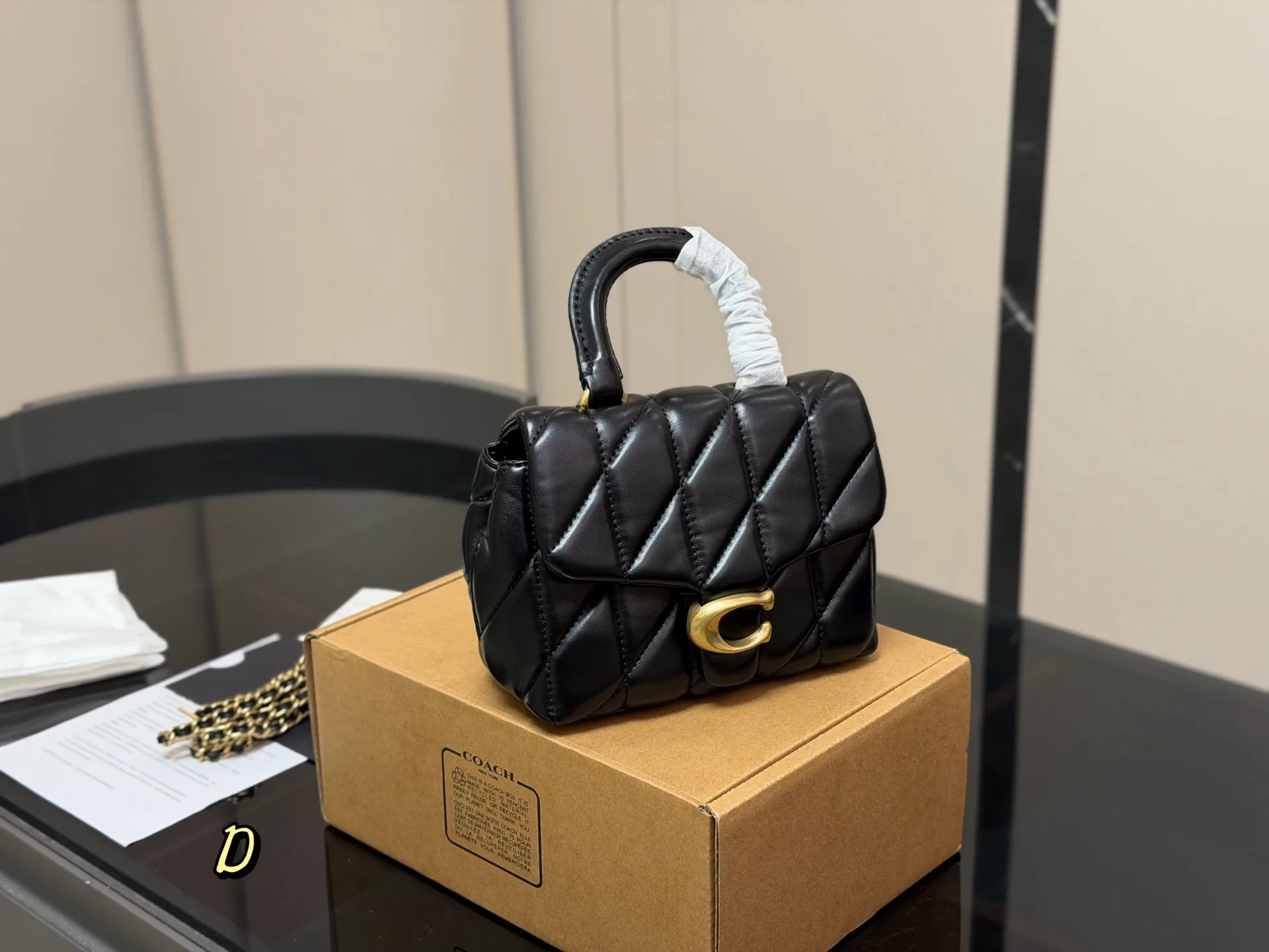Coach Tabby Quilted Top Handle Bag D34017974 — view 19