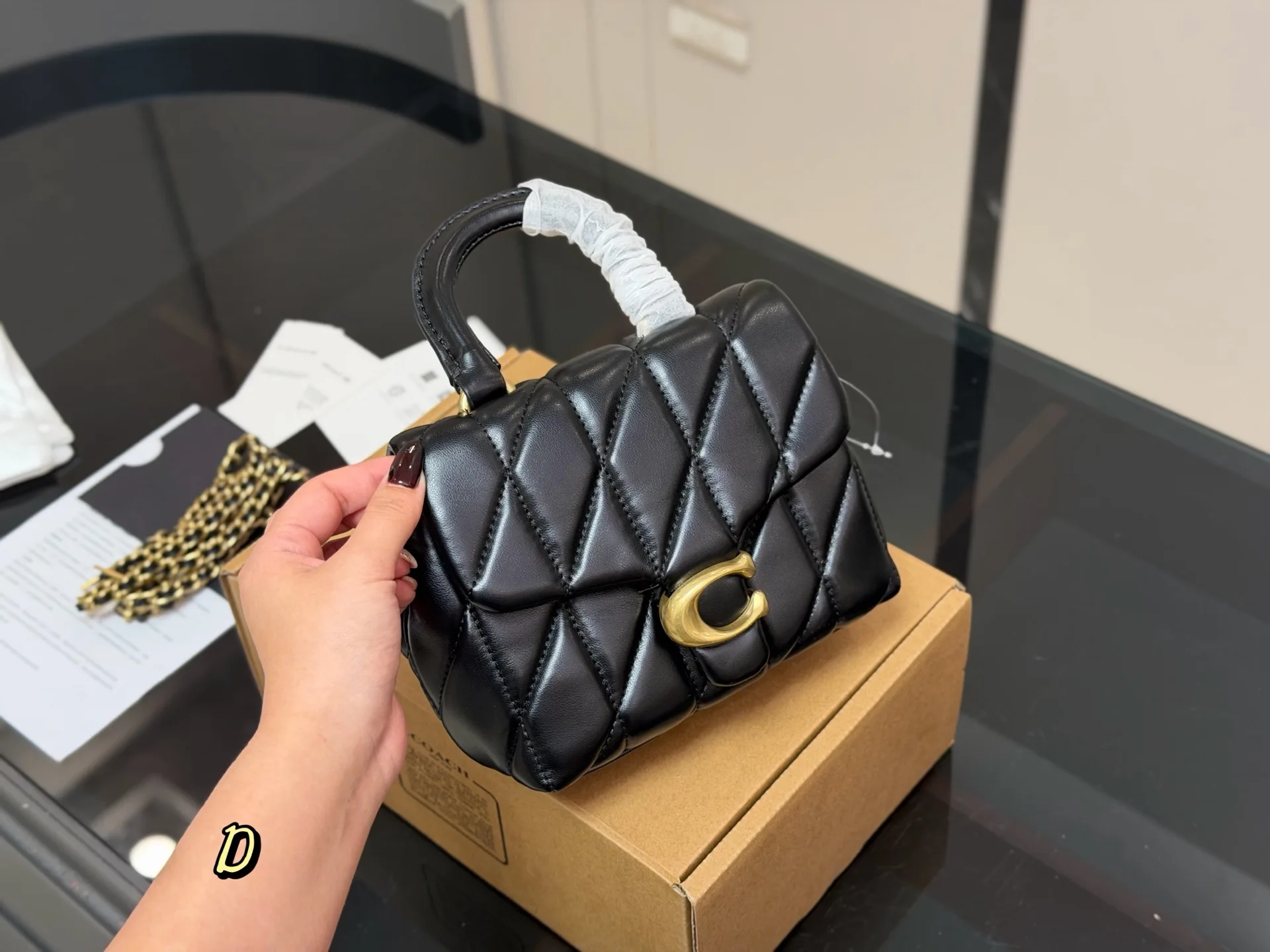 Coach Tabby Quilted Top Handle Bag D34017974 — view 20