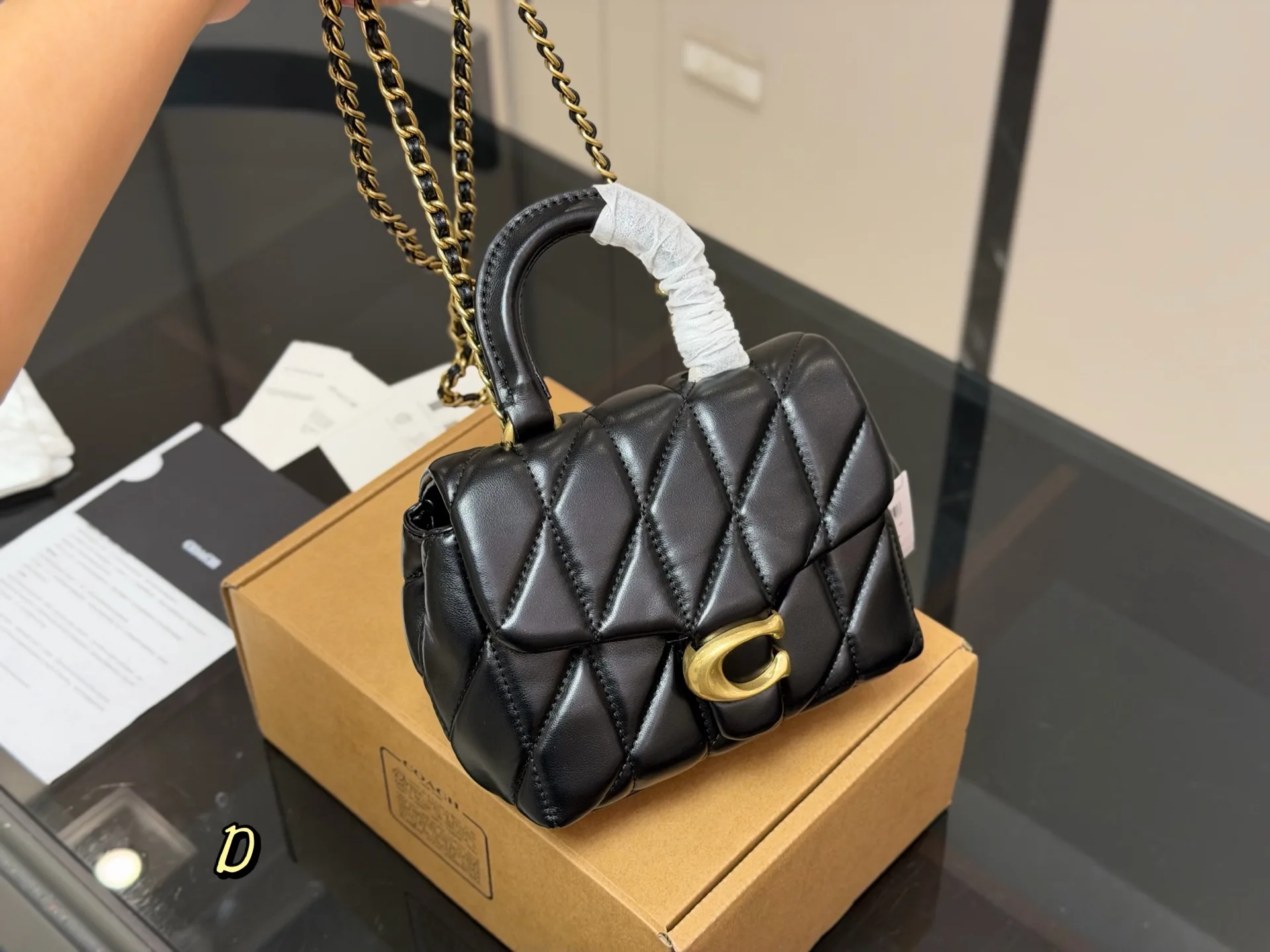 Coach Tabby Quilted Top Handle Bag D34017974 — view 21