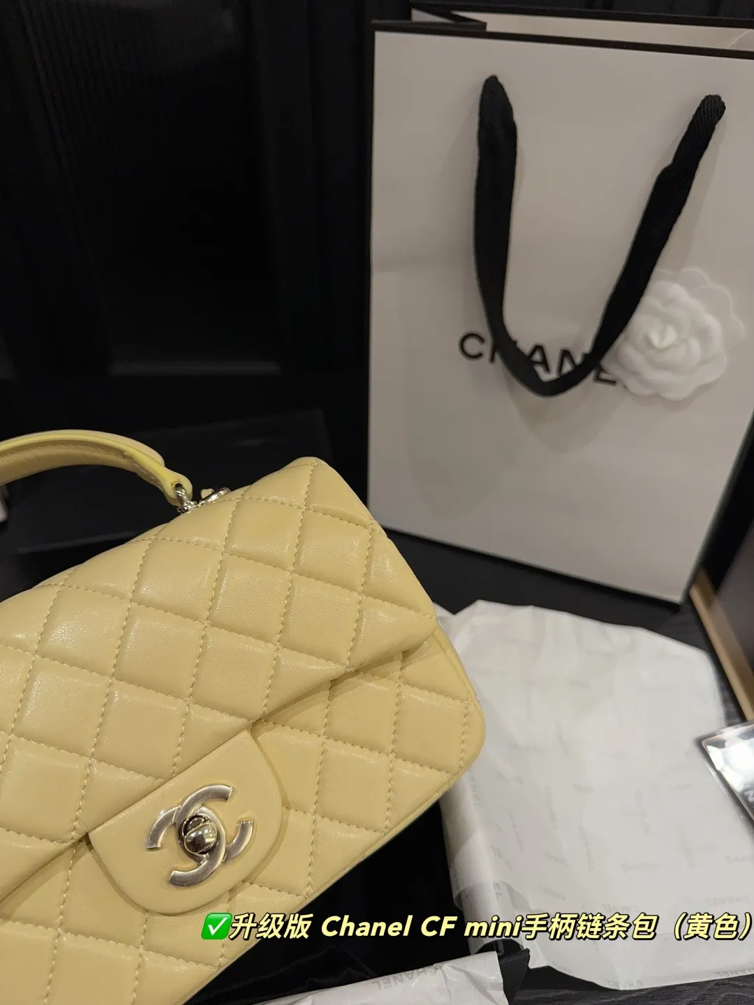 Chanel CF Mini Top-Handle Chain Bag D28518400 — view 12