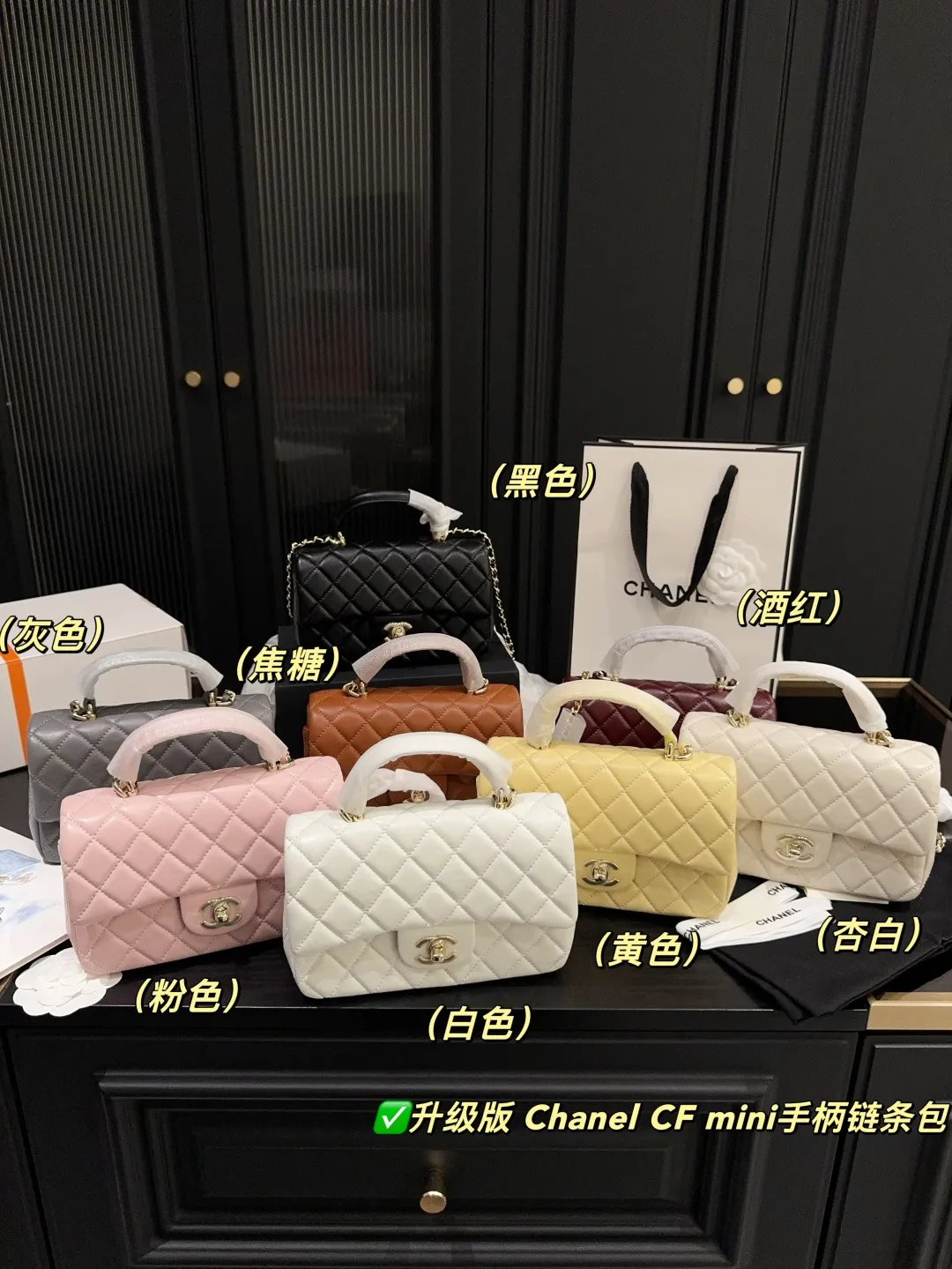 Chanel CF Mini Top-Handle Chain Bag D28518400