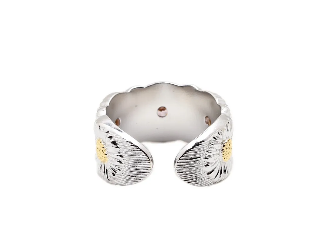 Blossoms Daisy Sterling Silver Ring D38016540 — view 3