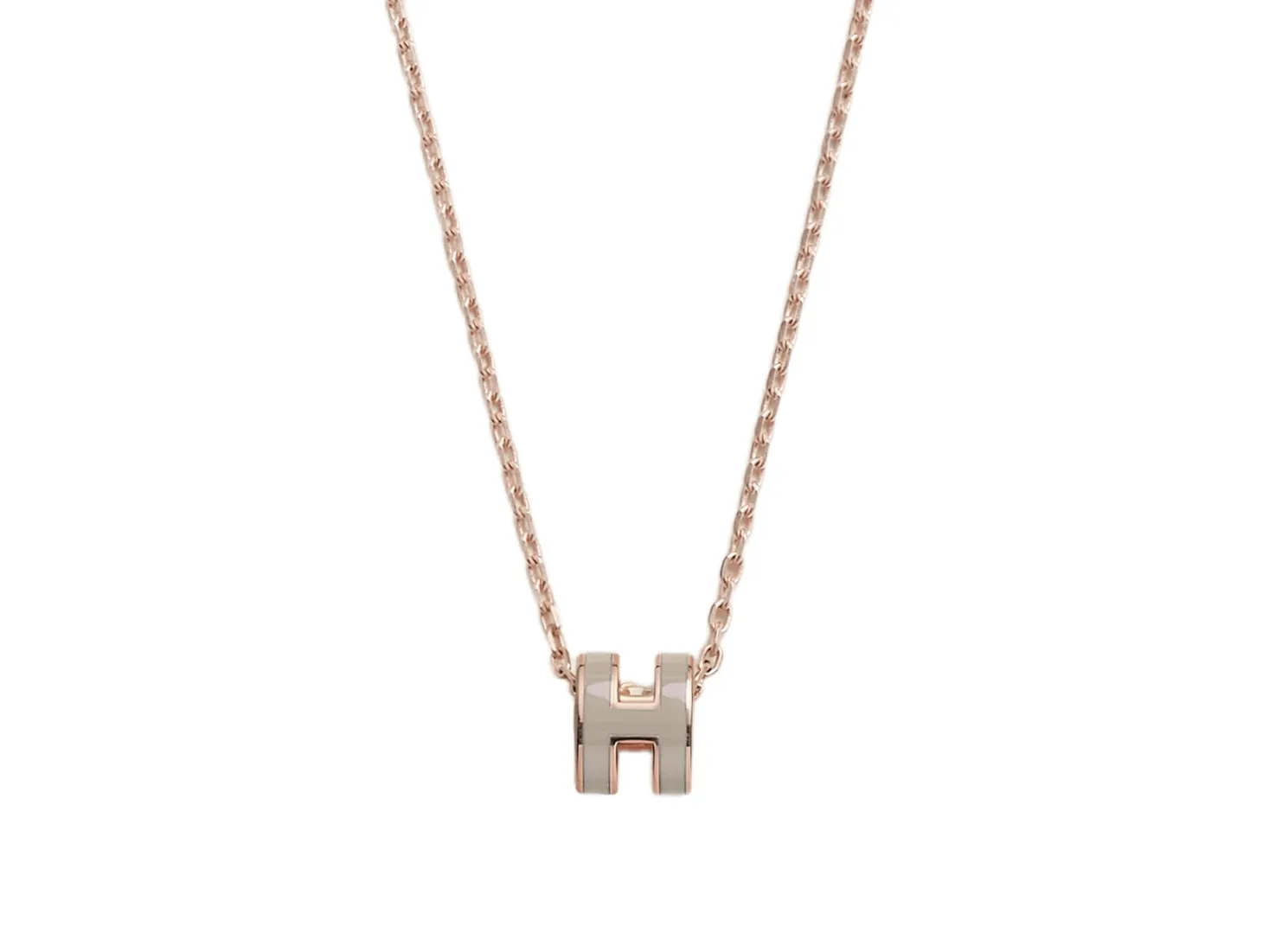 Pop H Mini Pendant Necklace D12018419