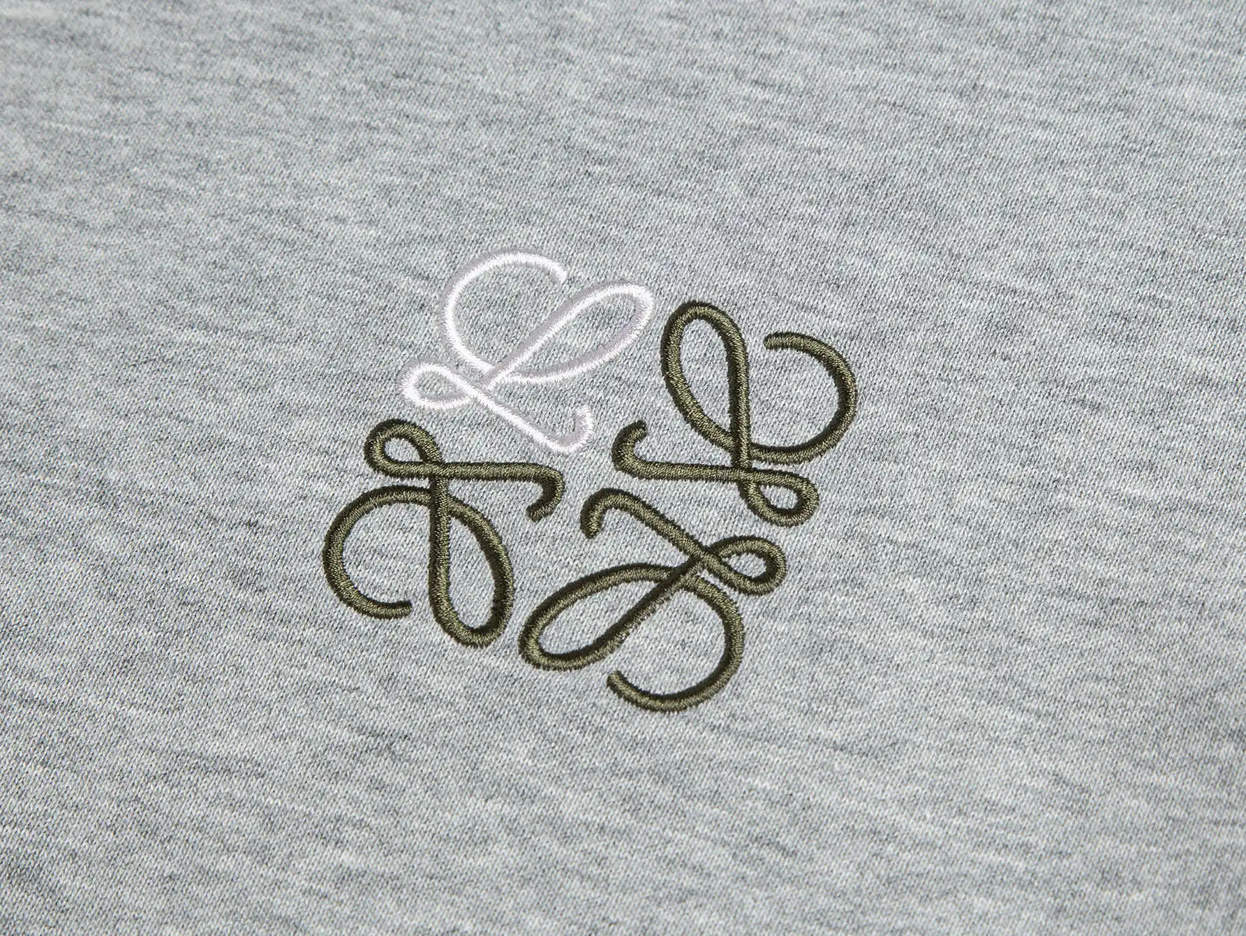 Anagram Embroidered Cotton-Jersey Sweatshirt D20021711 — view 3