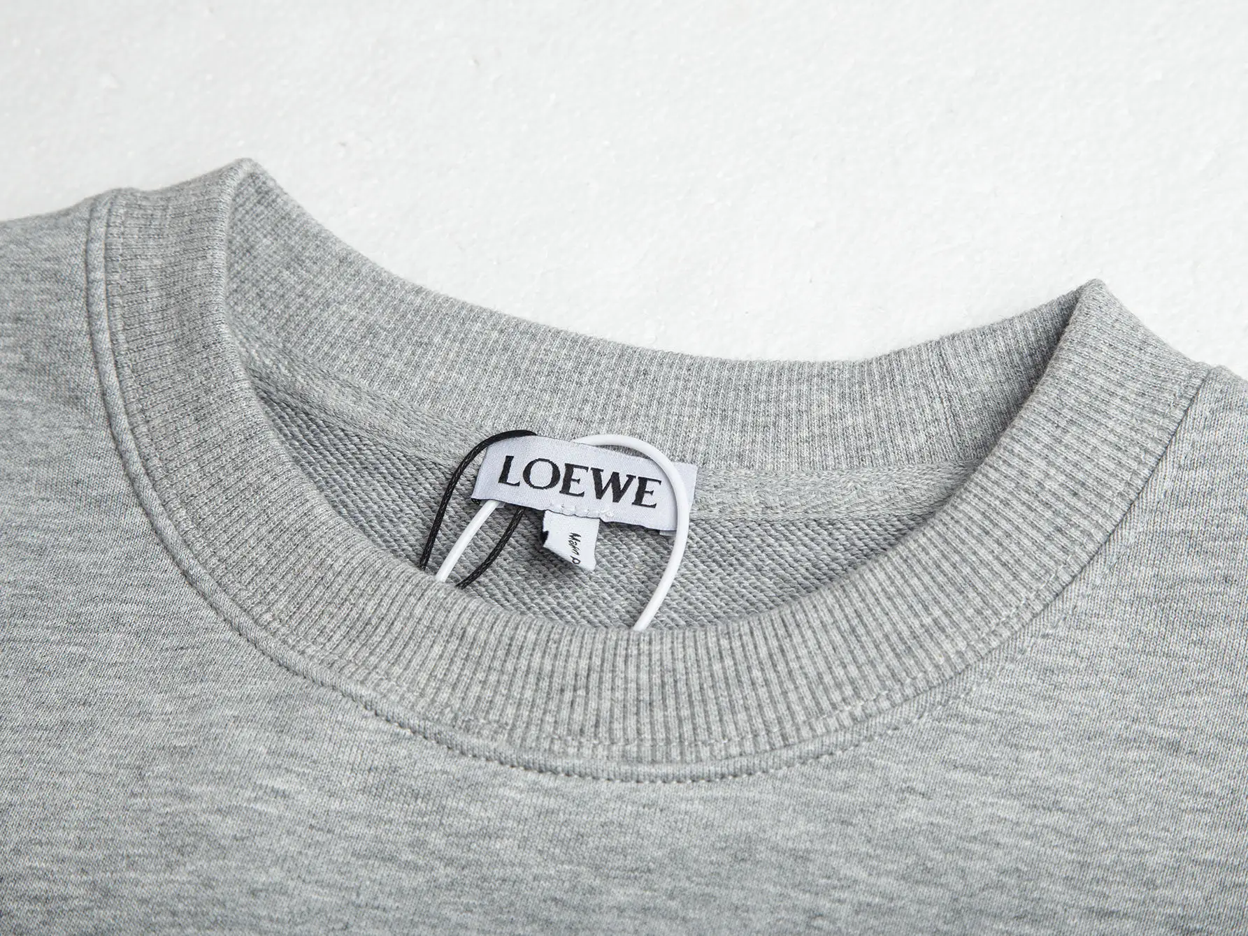 Anagram Embroidered Cotton-Jersey Sweatshirt D20021711 — view 6