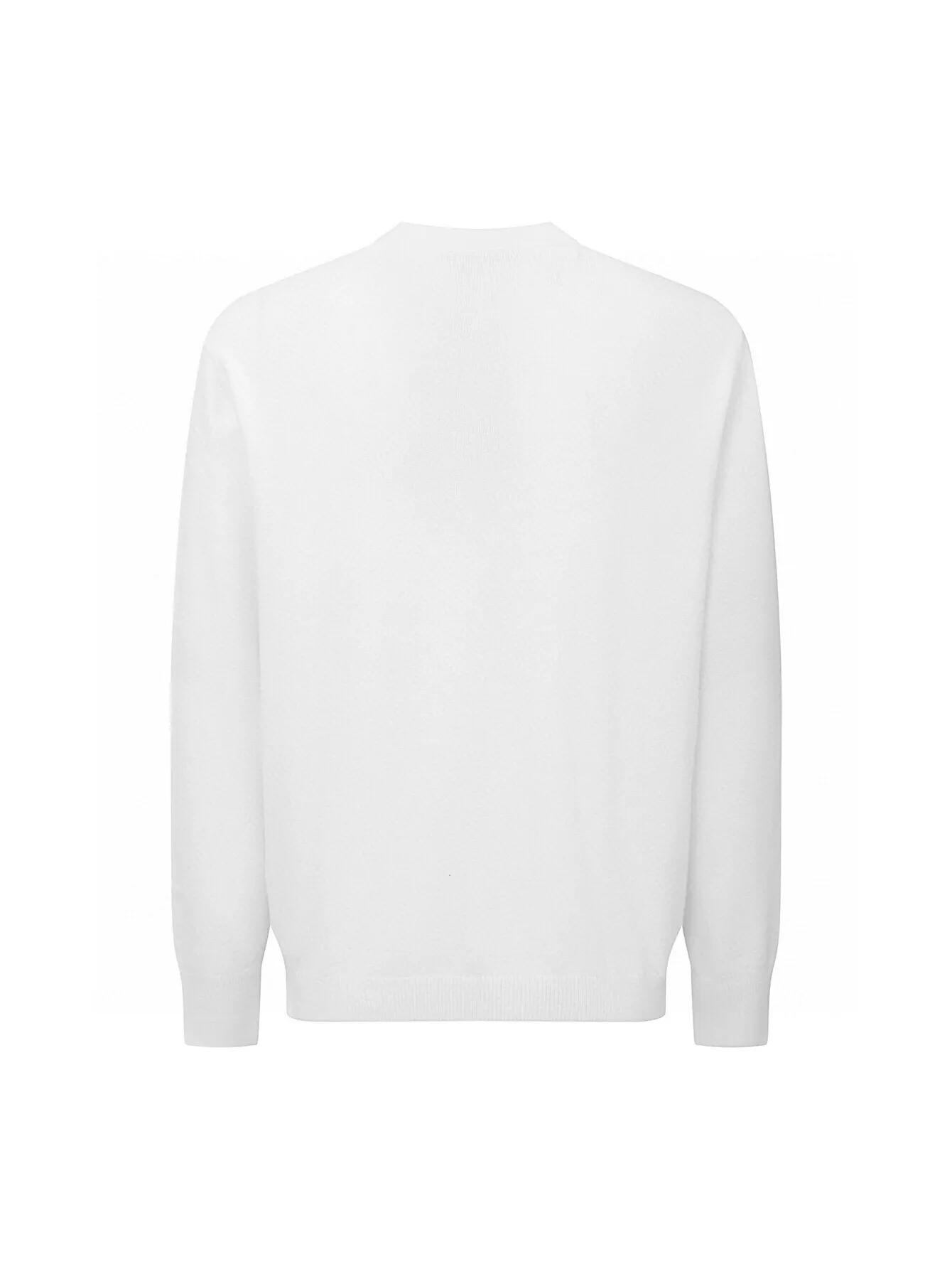 Logo-Embroidered Cashmere Crew-Neck Sweater D20521689 — view 2