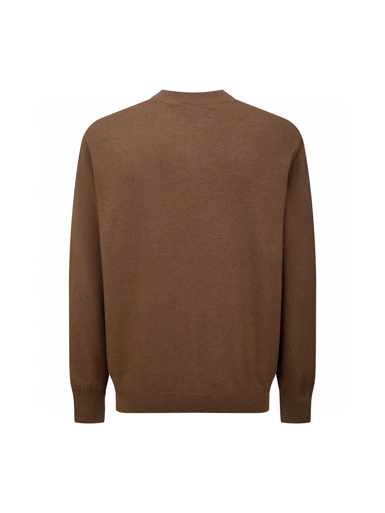Embroidered Logo Cashmere Crew-Neck Sweater D20521691 — view 2
