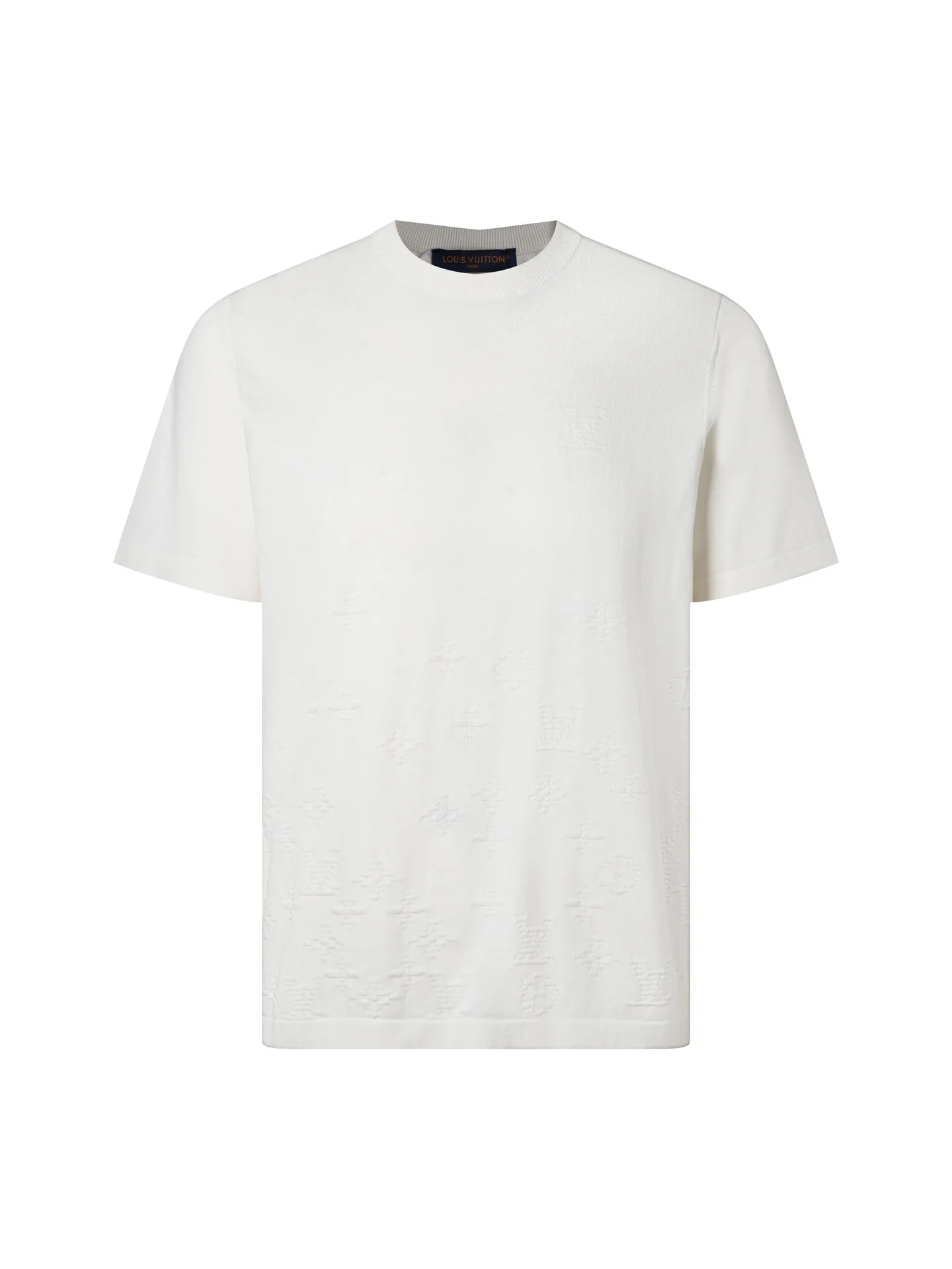 Monogram Intarsia Wool-Blend Knit T-Shirt D21021683