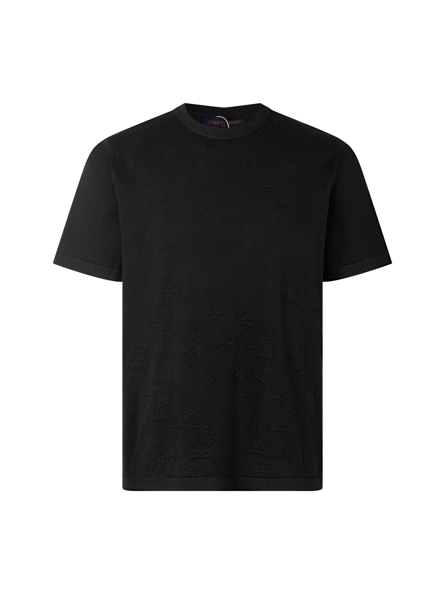 Monogram Intarsia Wool-Blend Knit T-Shirt D21021681