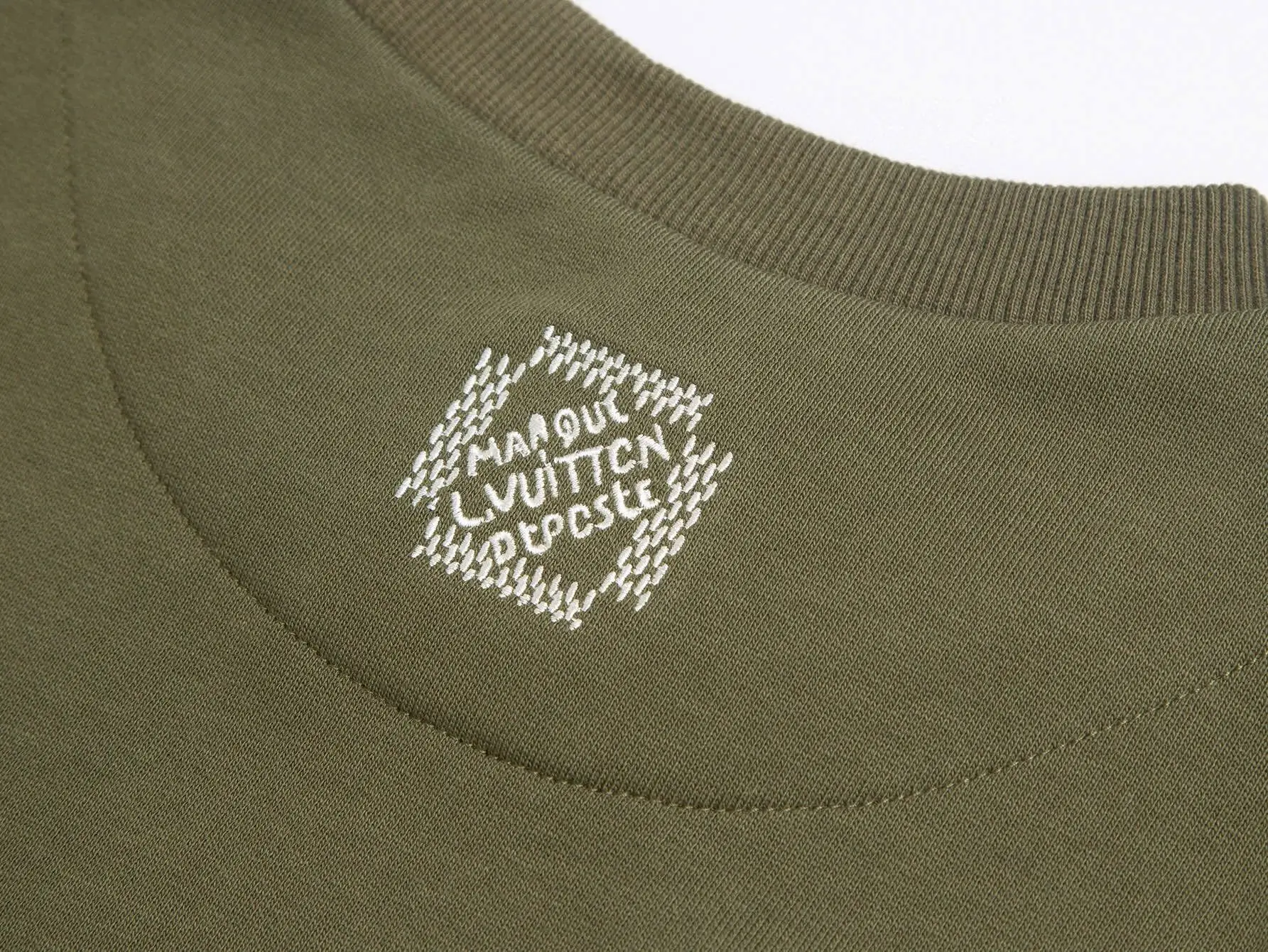 Embroidered Patch Damier Sweatshirt D21021718 — view 7