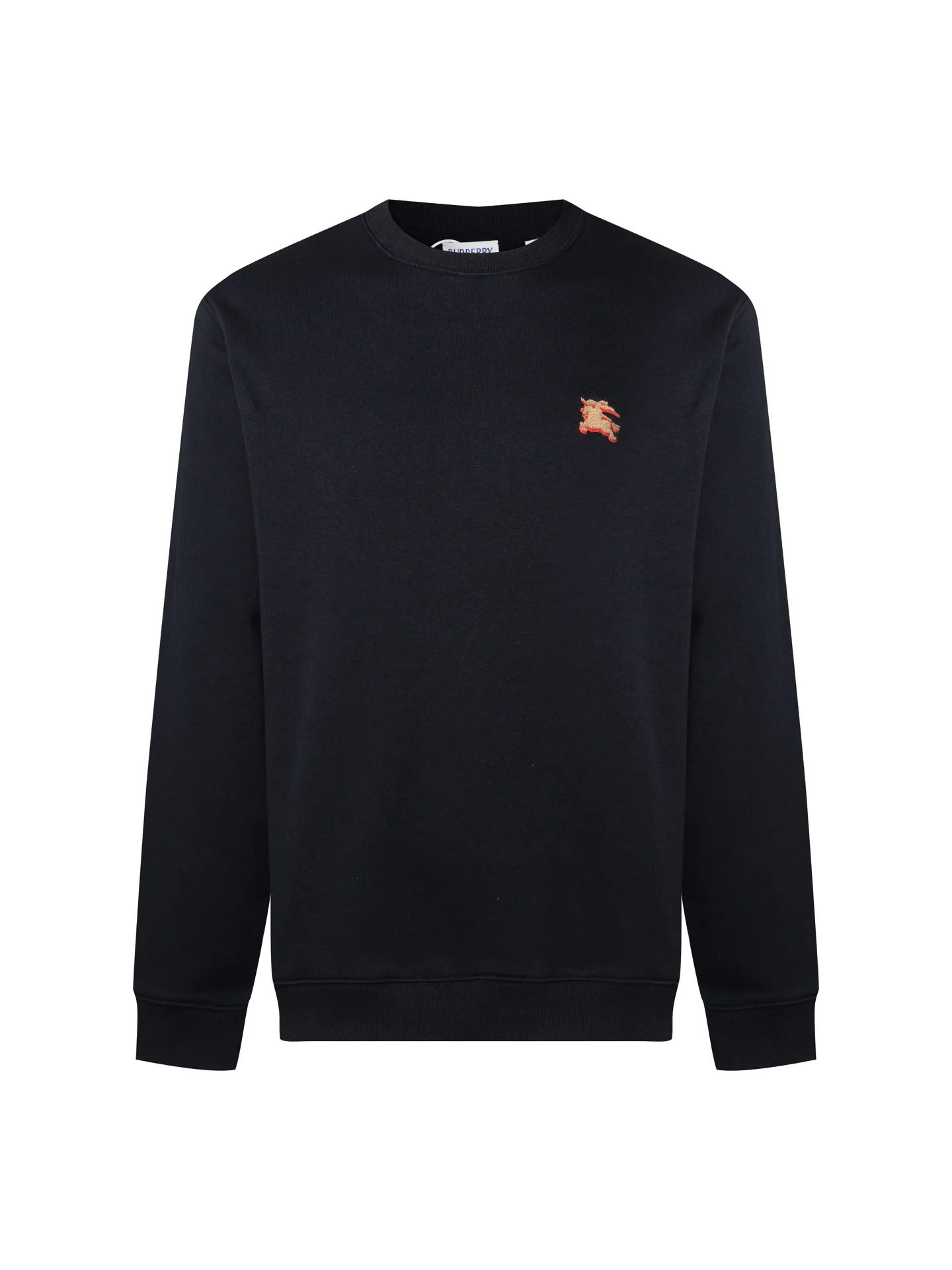 Equestrian Knight Embroidered Crew-Neck Sweatshirt D21021686