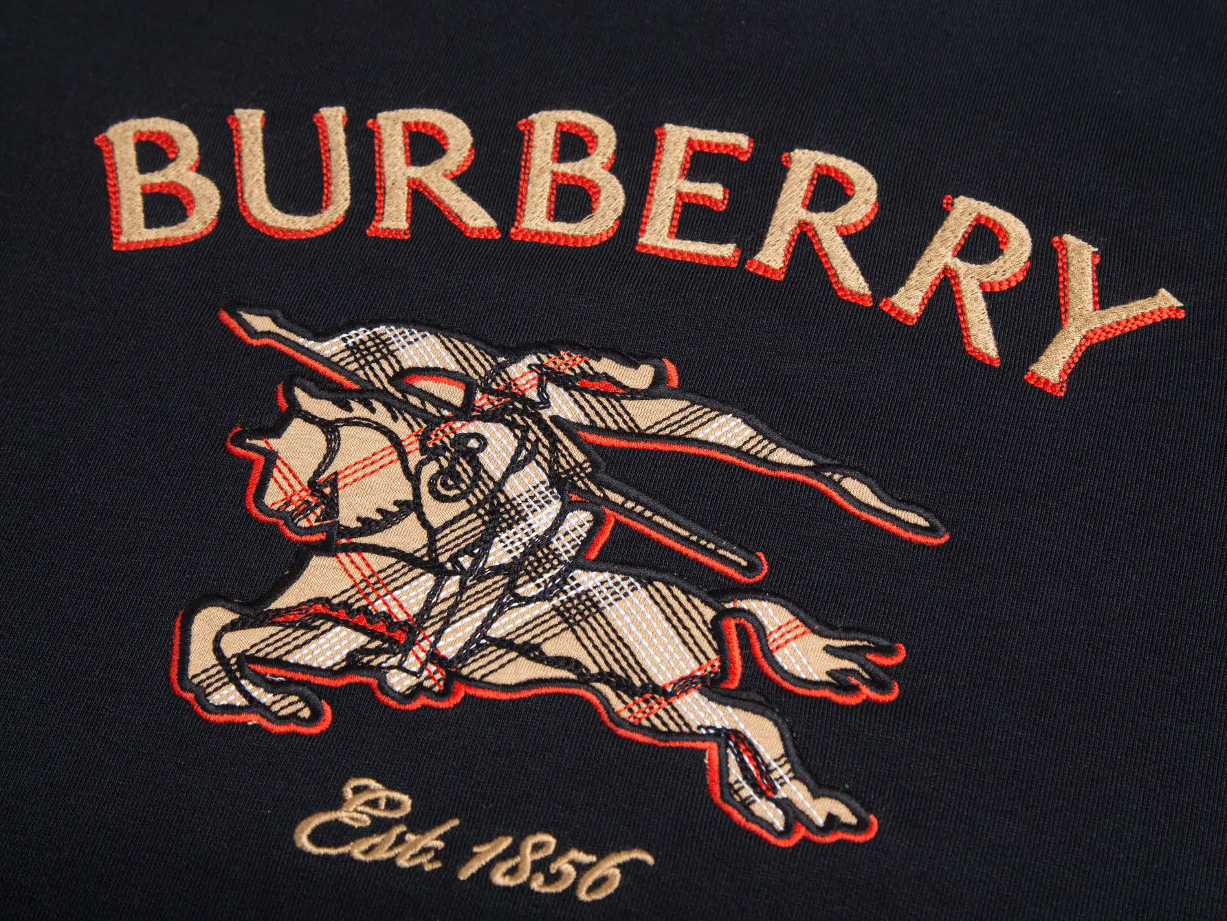 Equestrian Knight Embroidered Crew-Neck Sweatshirt D21021686 — view 4