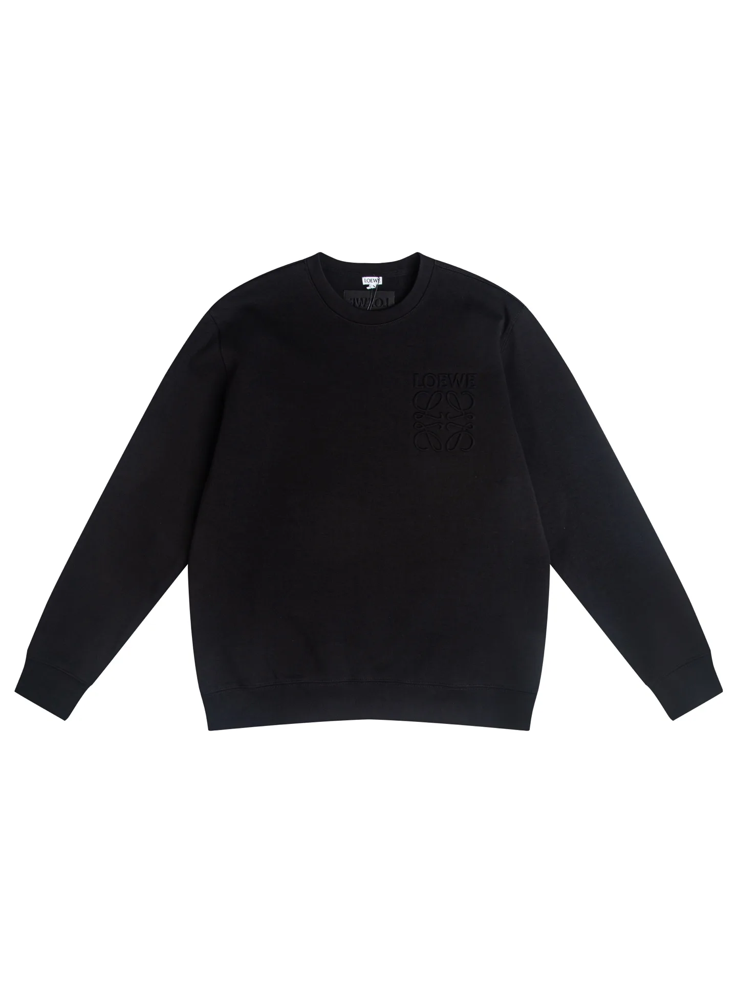 Embossed Logo Cotton-Blend Sweatshirt D21021751