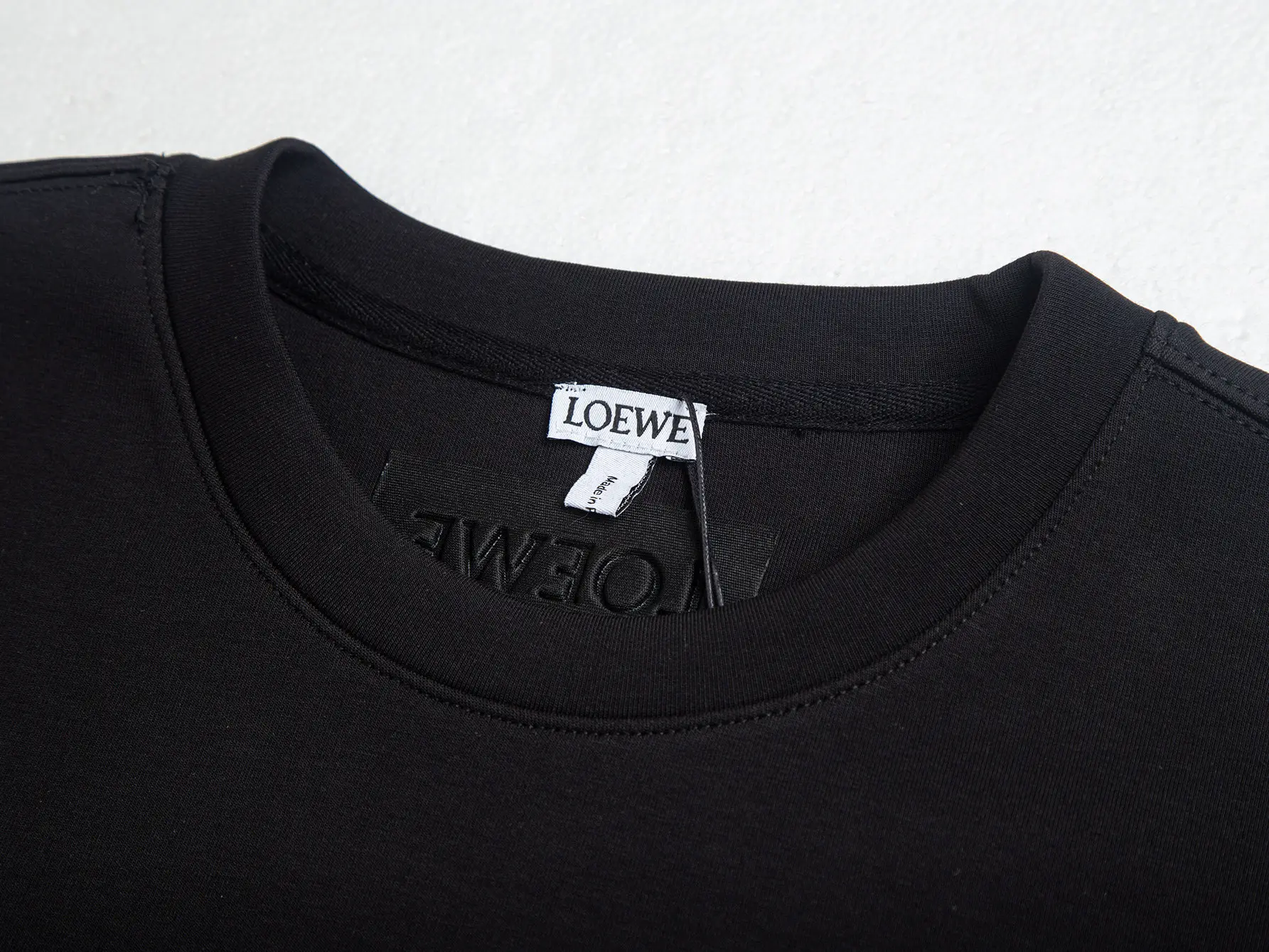 Embossed Logo Cotton-Blend Sweatshirt D21021751 — view 5