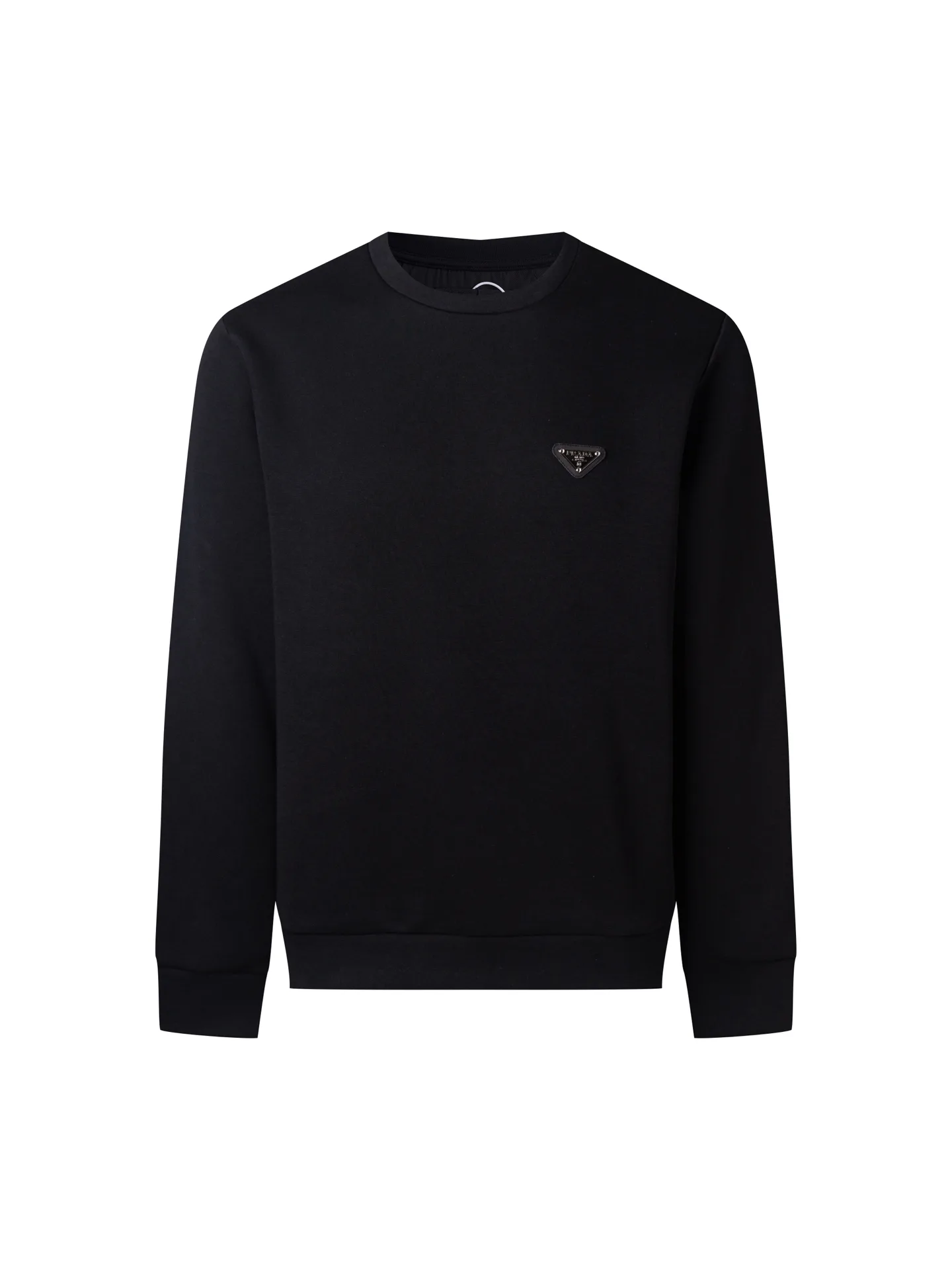Logo-Patch Cotton-Blend Crew-Neck Sweatshirt D22521716