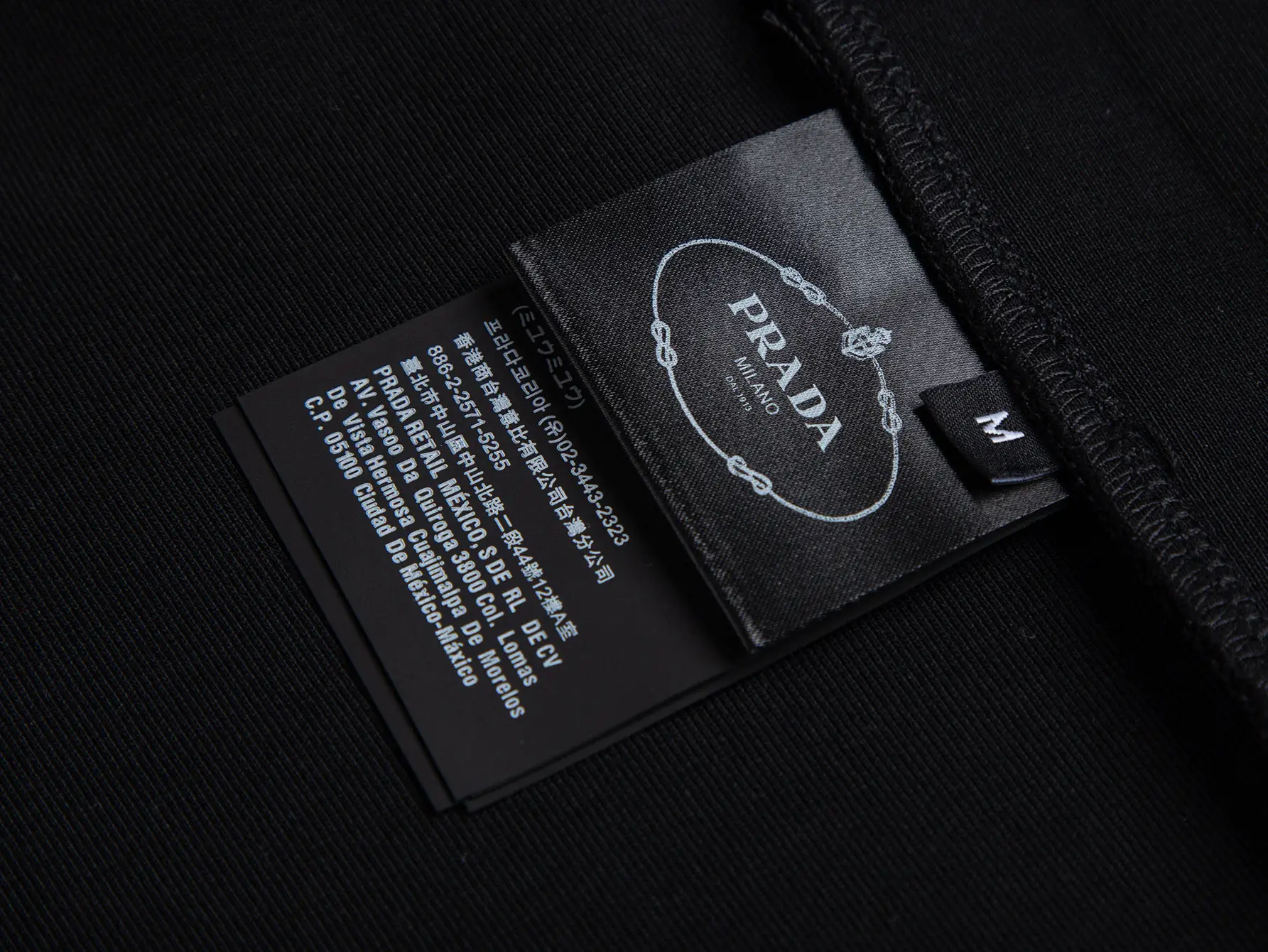 Logo-Patch Cotton-Blend Crew-Neck Sweatshirt D22521716 — view 4
